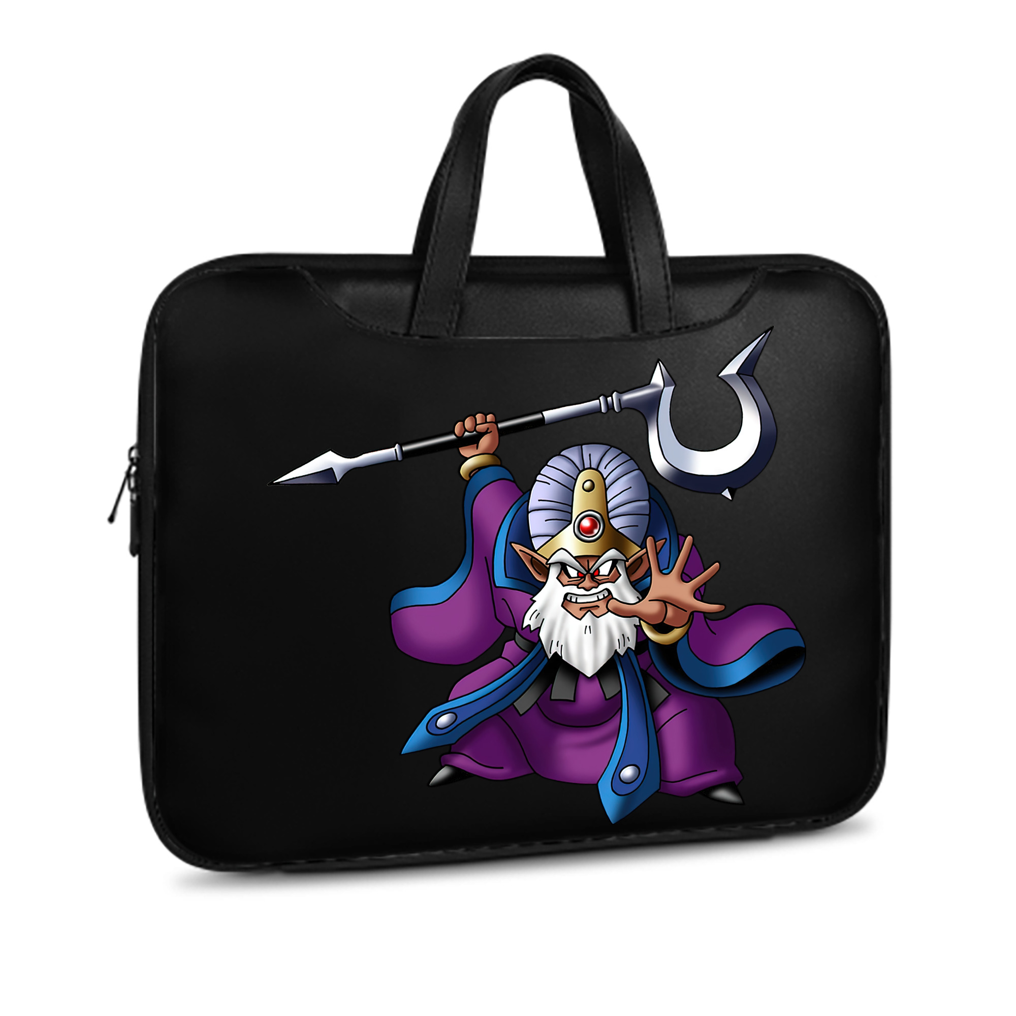 （画像用） ドラゴンクエスト Doragon Kuesuto Dragon Quest レザーラップトップバッグ　ノートパソコンケース