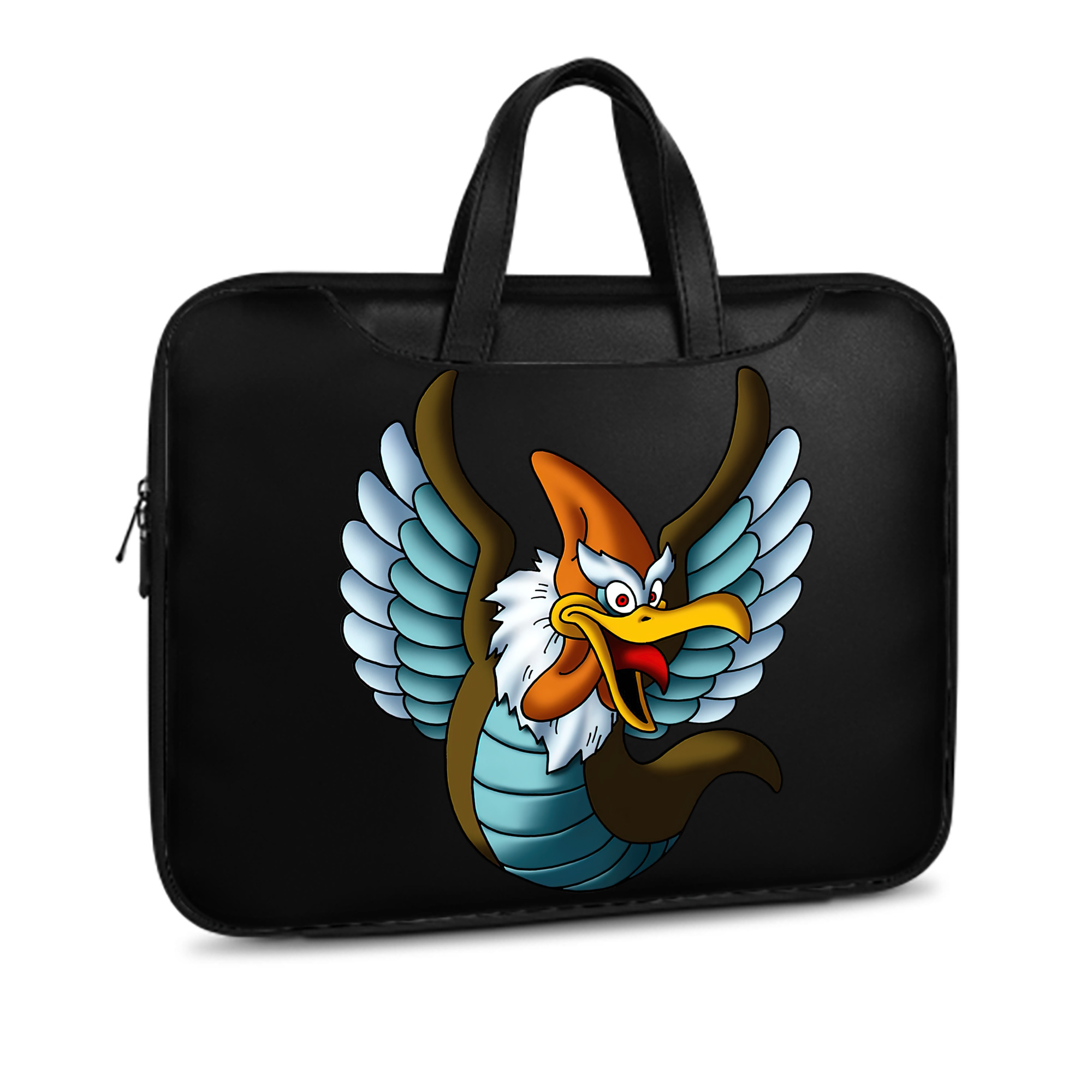 （画像用） ドラゴンクエスト Doragon Kuesuto Dragon Quest レザーラップトップバッグ　ノートパソコンケース