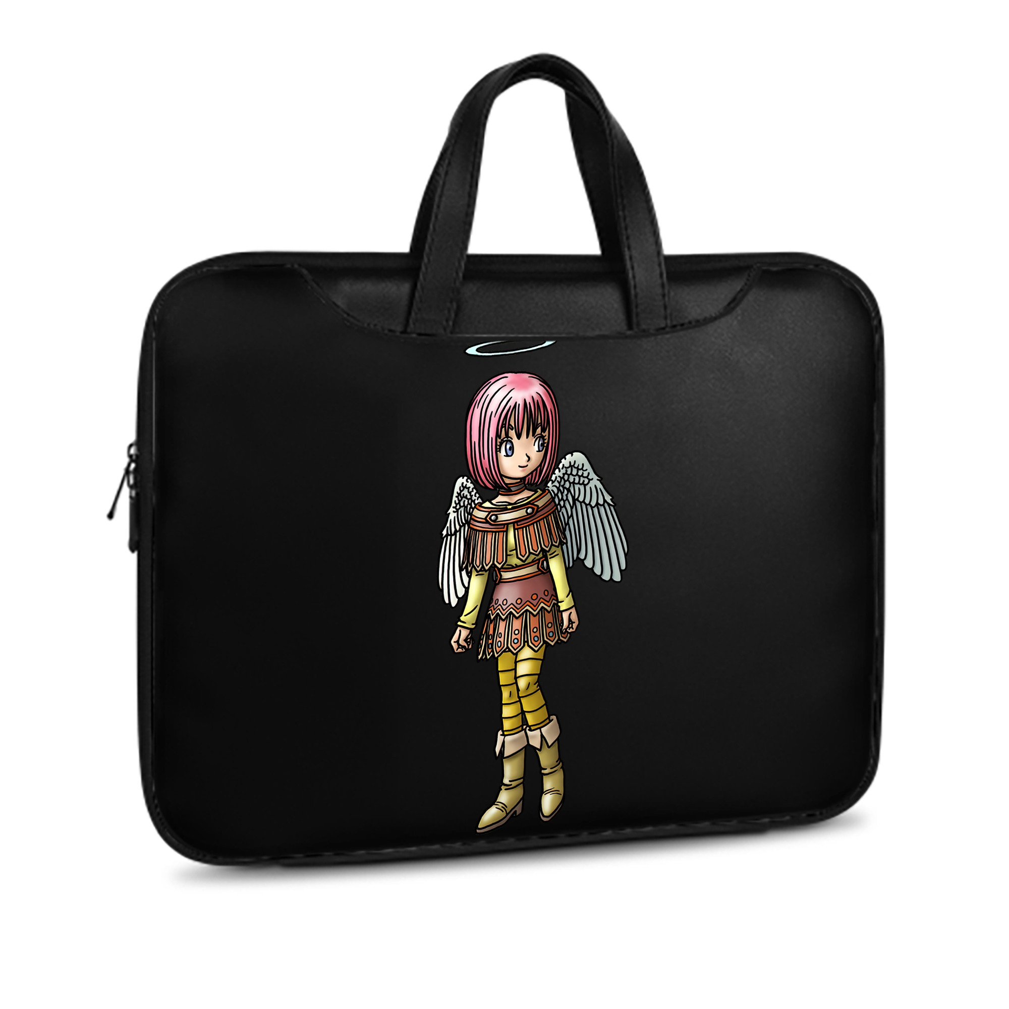 （画像用） ドラゴンクエスト Doragon Kuesuto Dragon Quest レザーラップトップバッグ　ノートパソコンケース