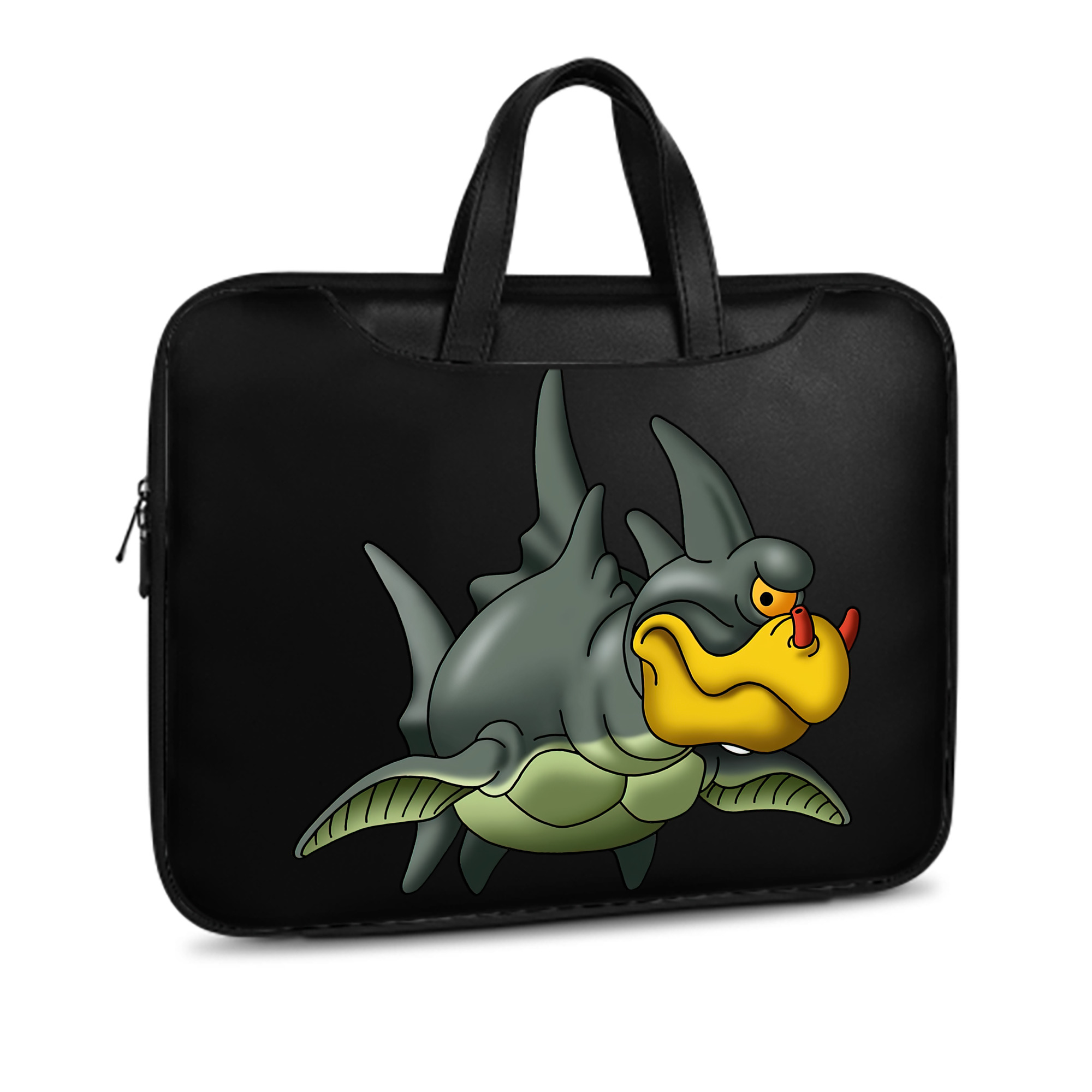 （画像用） ドラゴンクエスト Doragon Kuesuto Dragon Quest レザーラップトップバッグ　ノートパソコンケース