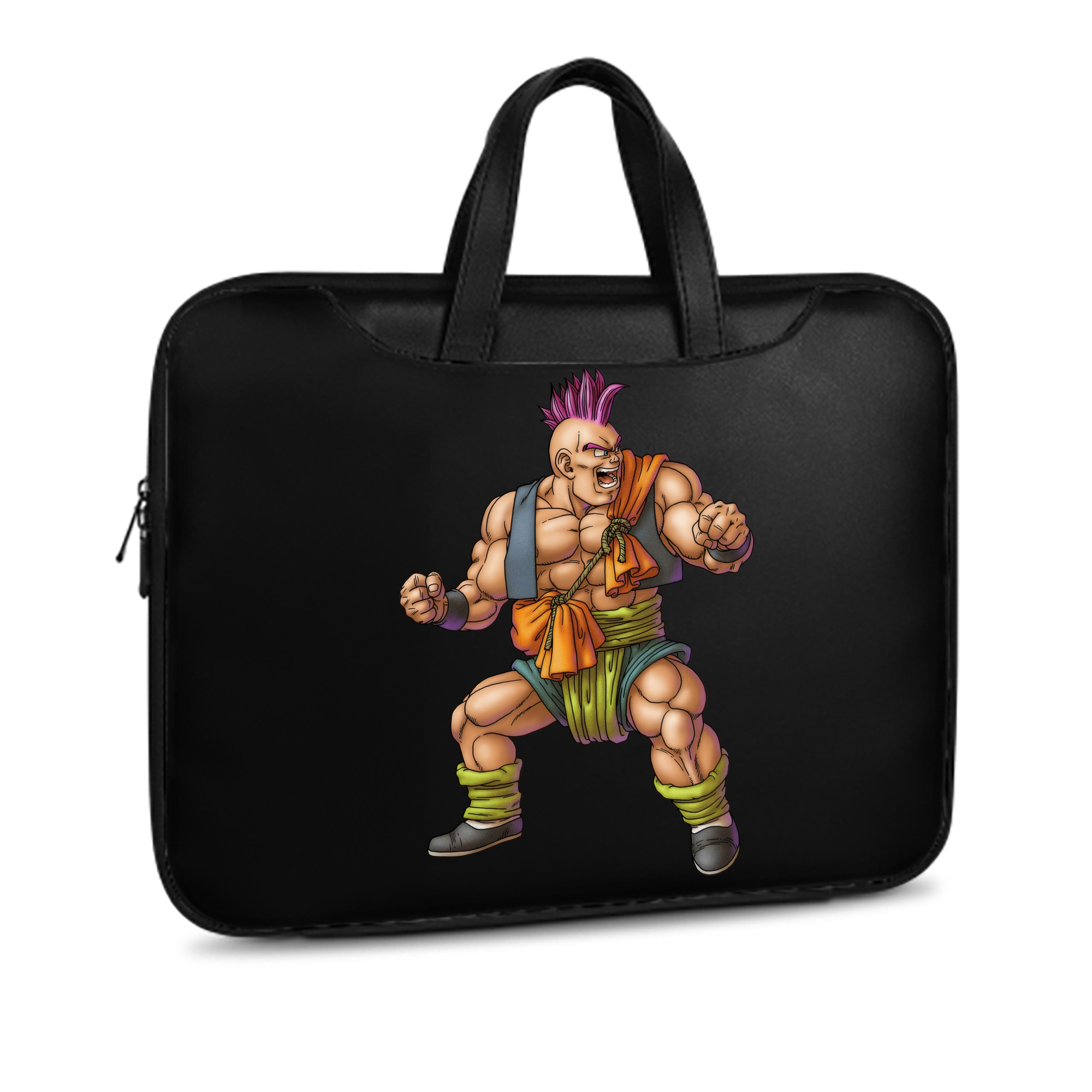（画像用） ドラゴンクエスト Doragon Kuesuto Dragon Quest レザーラップトップバッグ　ノートパソコンケース