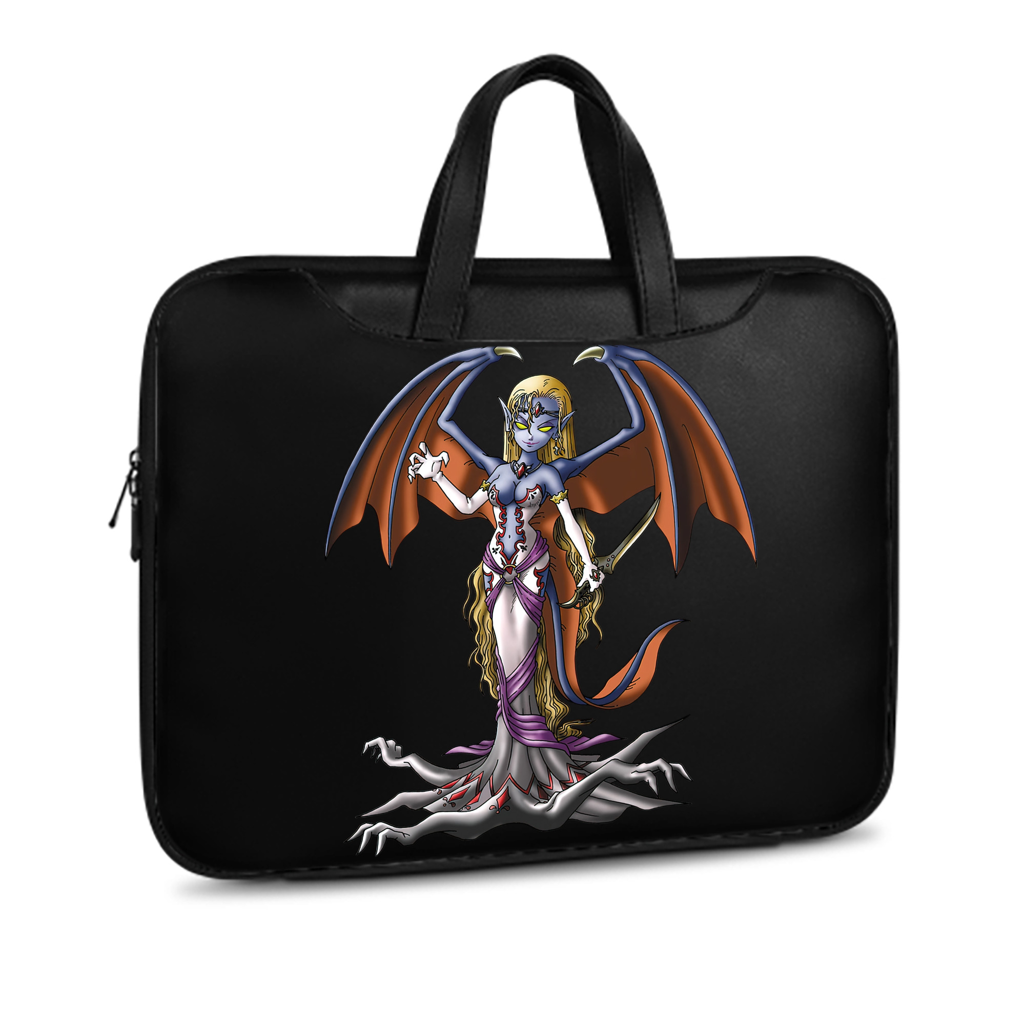 （画像用） ドラゴンクエスト Doragon Kuesuto Dragon Quest レザーラップトップバッグ　ノートパソコンケース