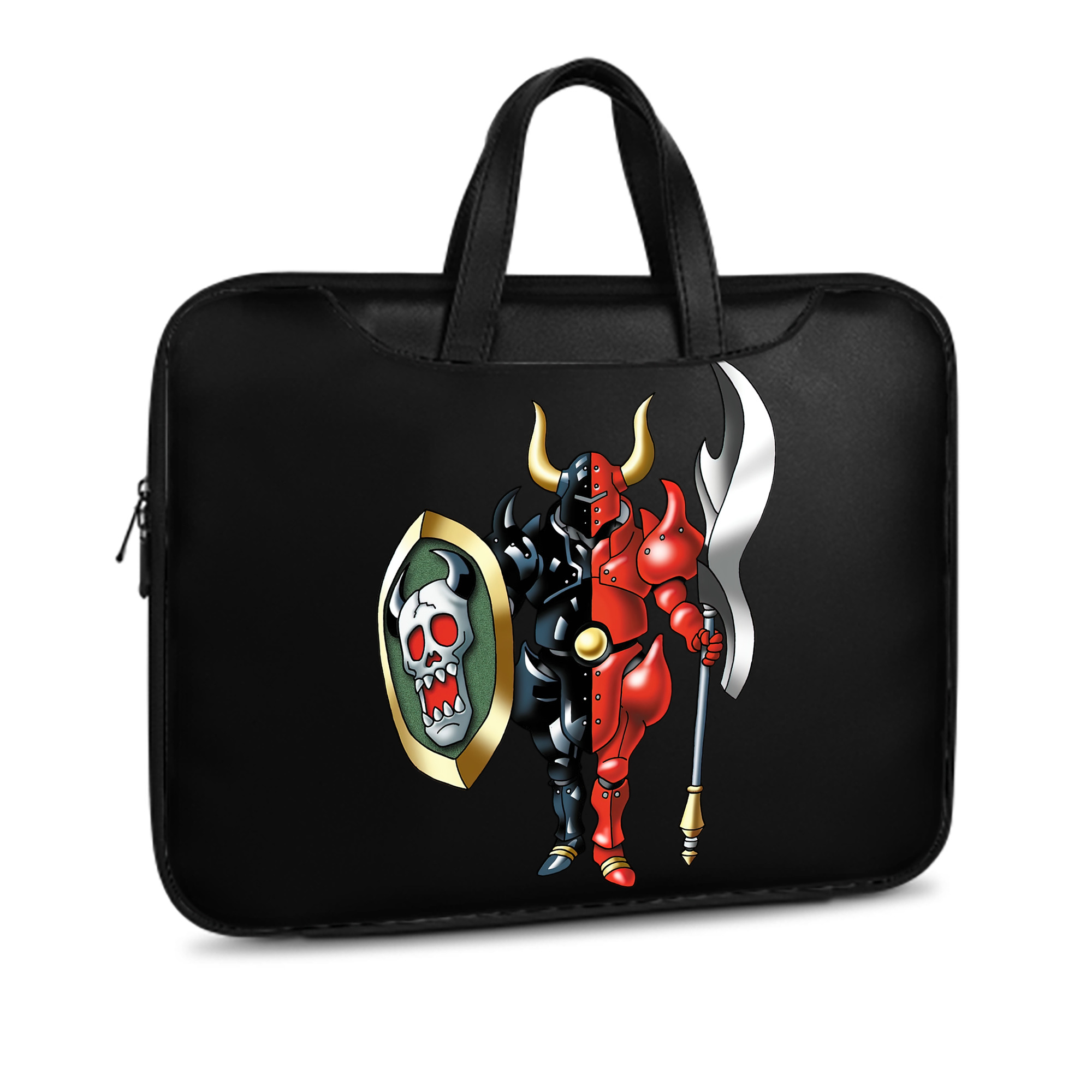 （画像用） ドラゴンクエスト Doragon Kuesuto Dragon Quest レザーラップトップバッグ　ノートパソコンケース