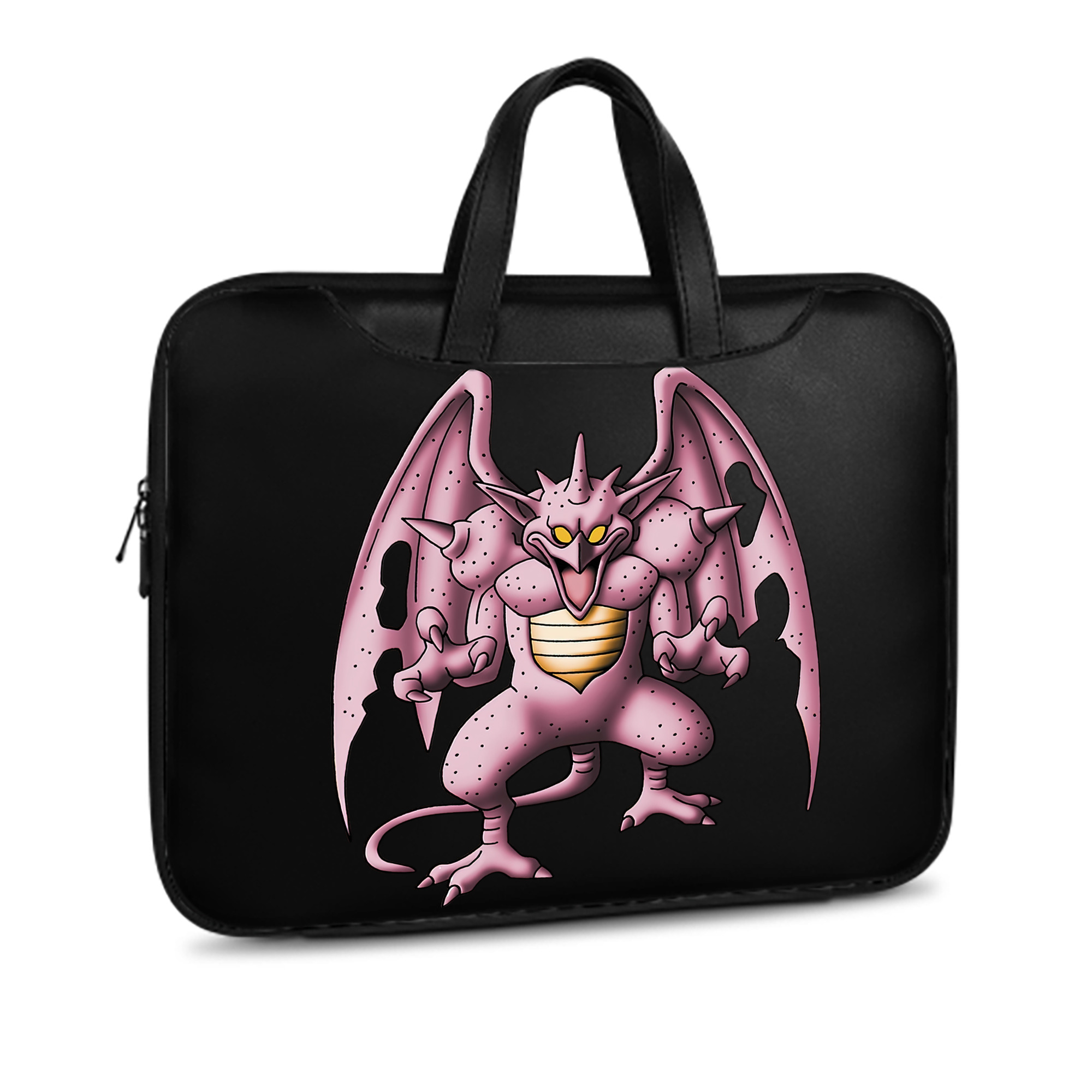 （画像用） ドラゴンクエスト Doragon Kuesuto Dragon Quest レザーラップトップバッグ　ノートパソコンケース