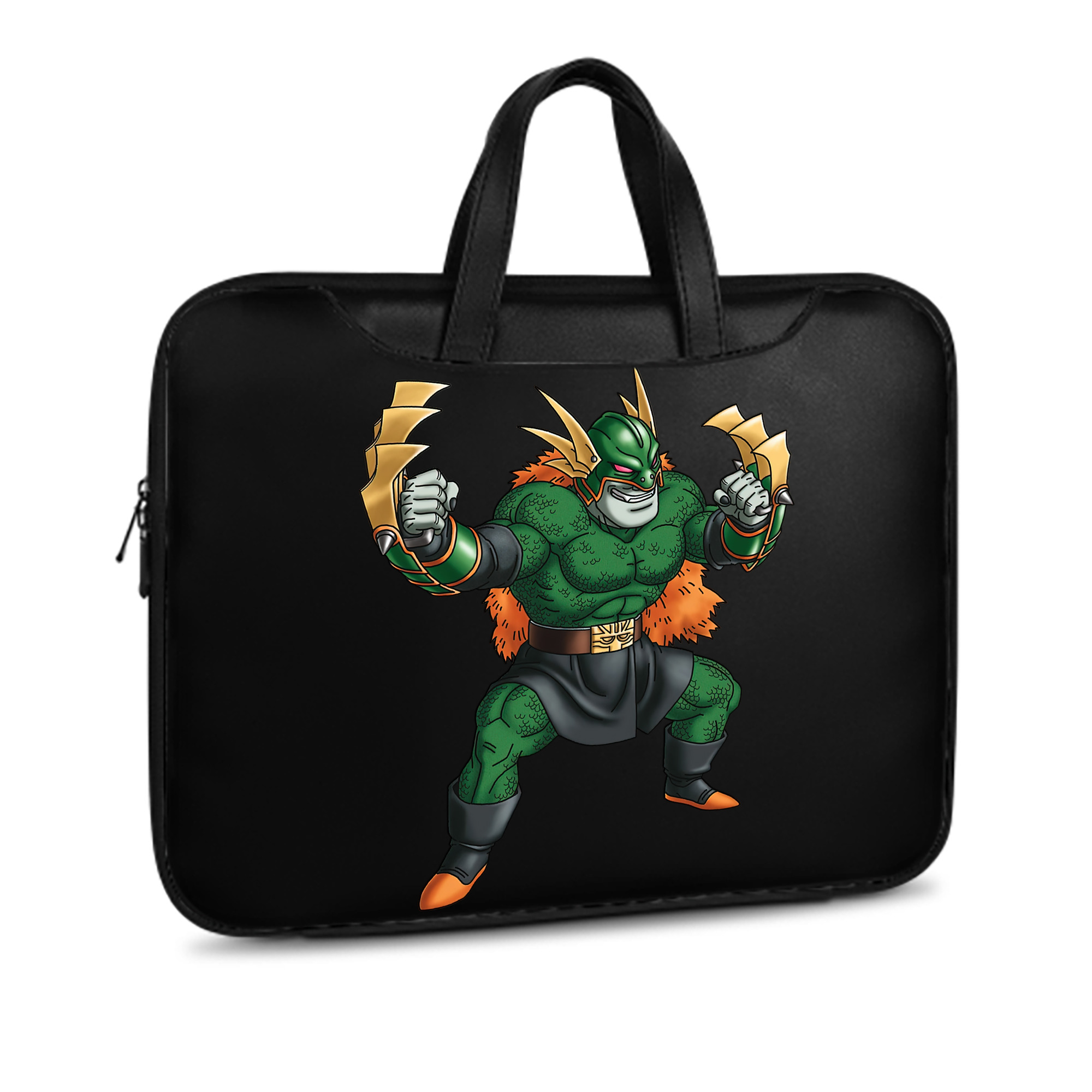 （画像用） ドラゴンクエスト Doragon Kuesuto Dragon Quest レザーラップトップバッグ　ノートパソコンケース