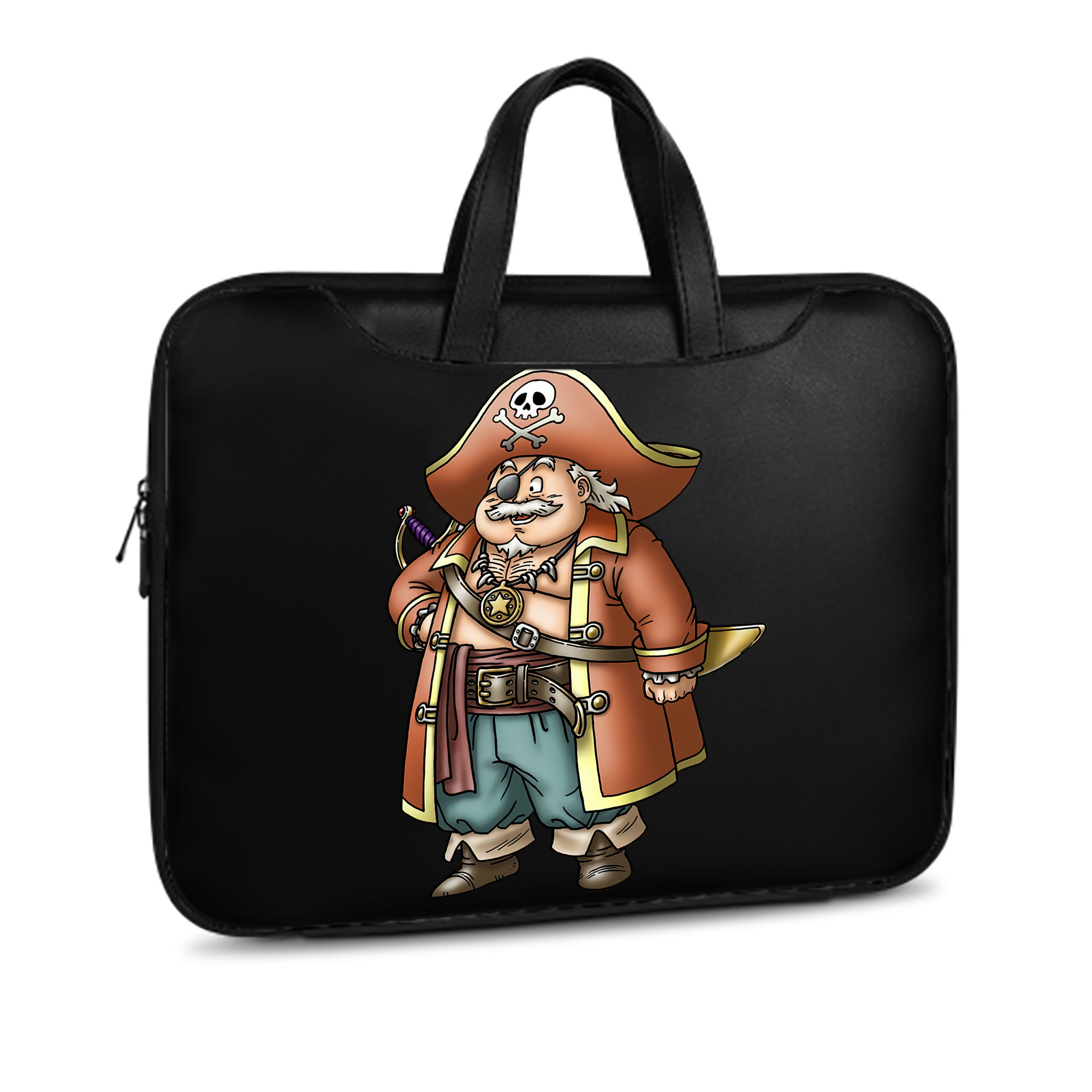 （画像用） ドラゴンクエスト Doragon Kuesuto Dragon Quest レザーラップトップバッグ　ノートパソコンケース