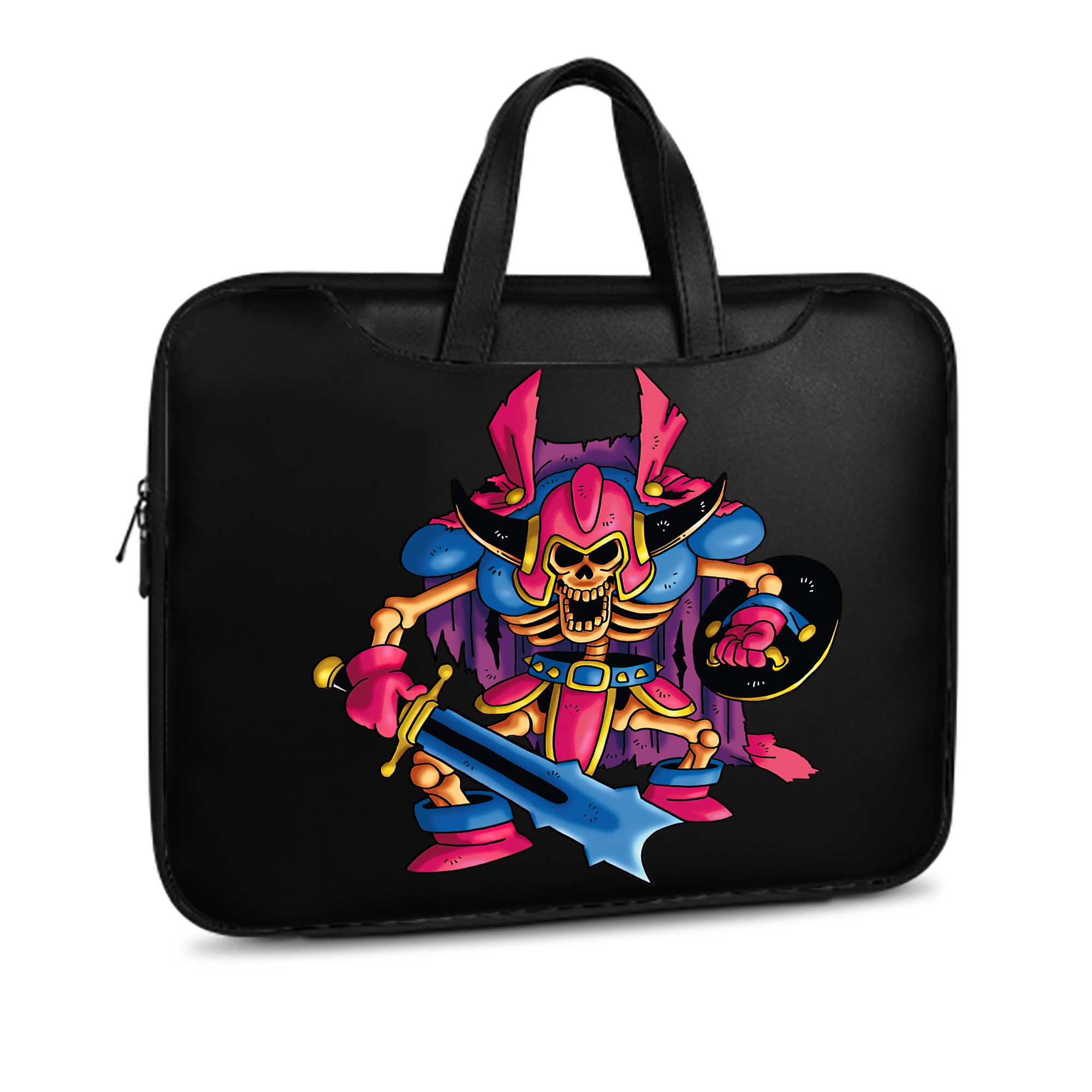 （画像用） ドラゴンクエスト Doragon Kuesuto Dragon Quest レザーラップトップバッグ　ノートパソコンケース