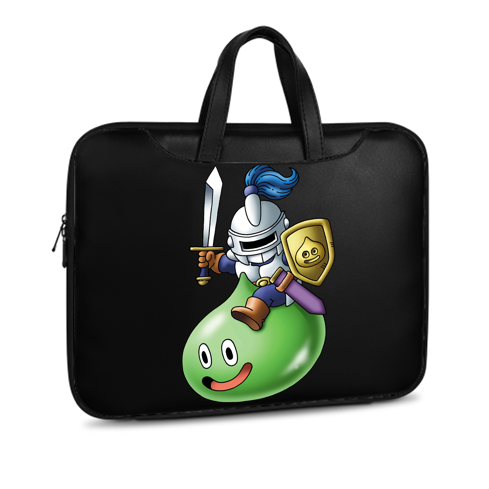 （画像用） ドラゴンクエスト Doragon Kuesuto Dragon Quest レザーラップトップバッグ　ノートパソコンケース