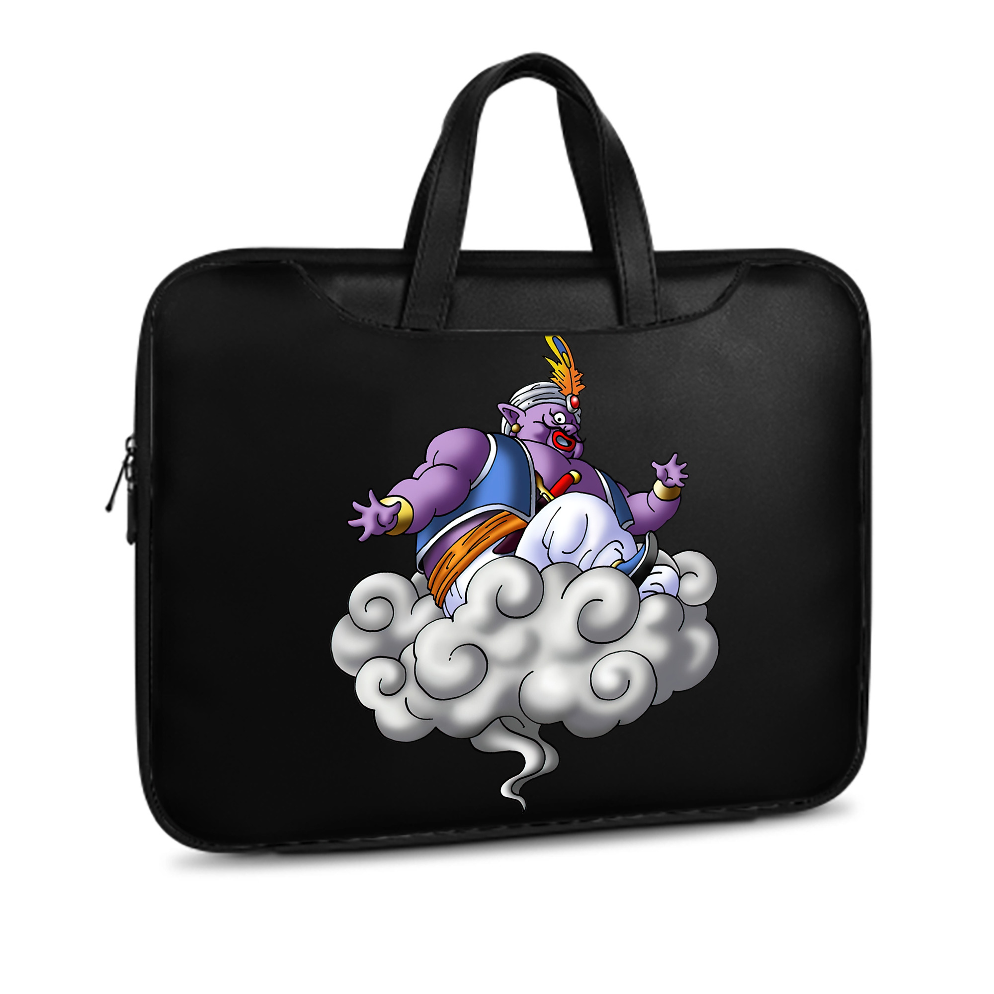 （画像用） ドラゴンクエスト Doragon Kuesuto Dragon Quest レザーラップトップバッグ　ノートパソコンケース