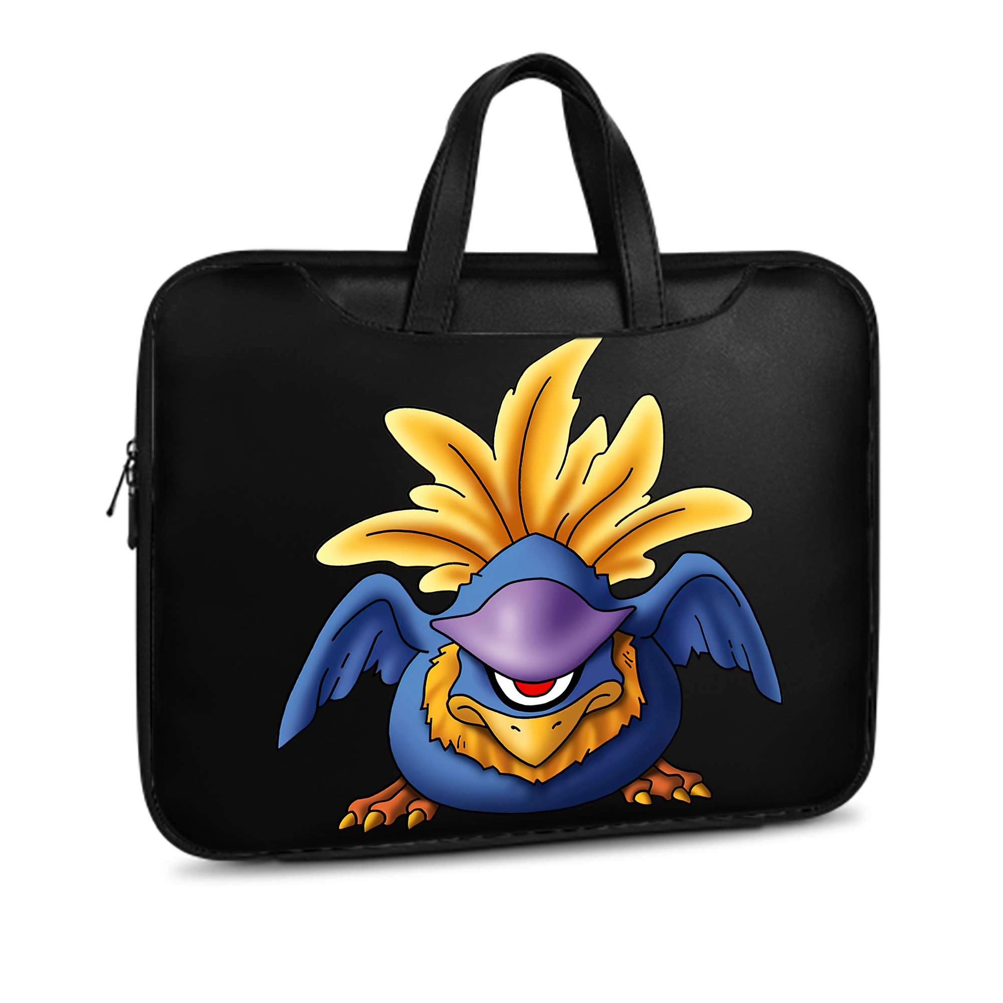 （画像用） ドラゴンクエスト Doragon Kuesuto Dragon Quest レザーラップトップバッグ　ノートパソコンケース