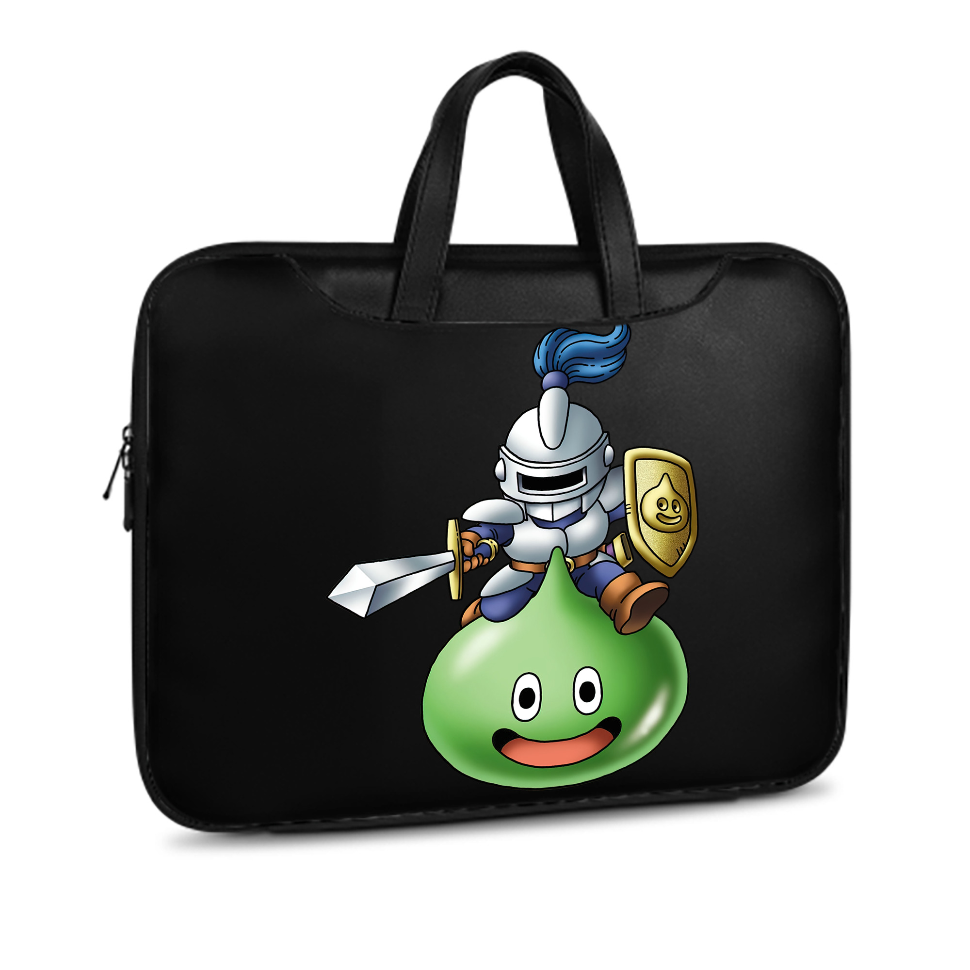 （画像用） ドラゴンクエスト Doragon Kuesuto Dragon Quest レザーラップトップバッグ　ノートパソコンケース