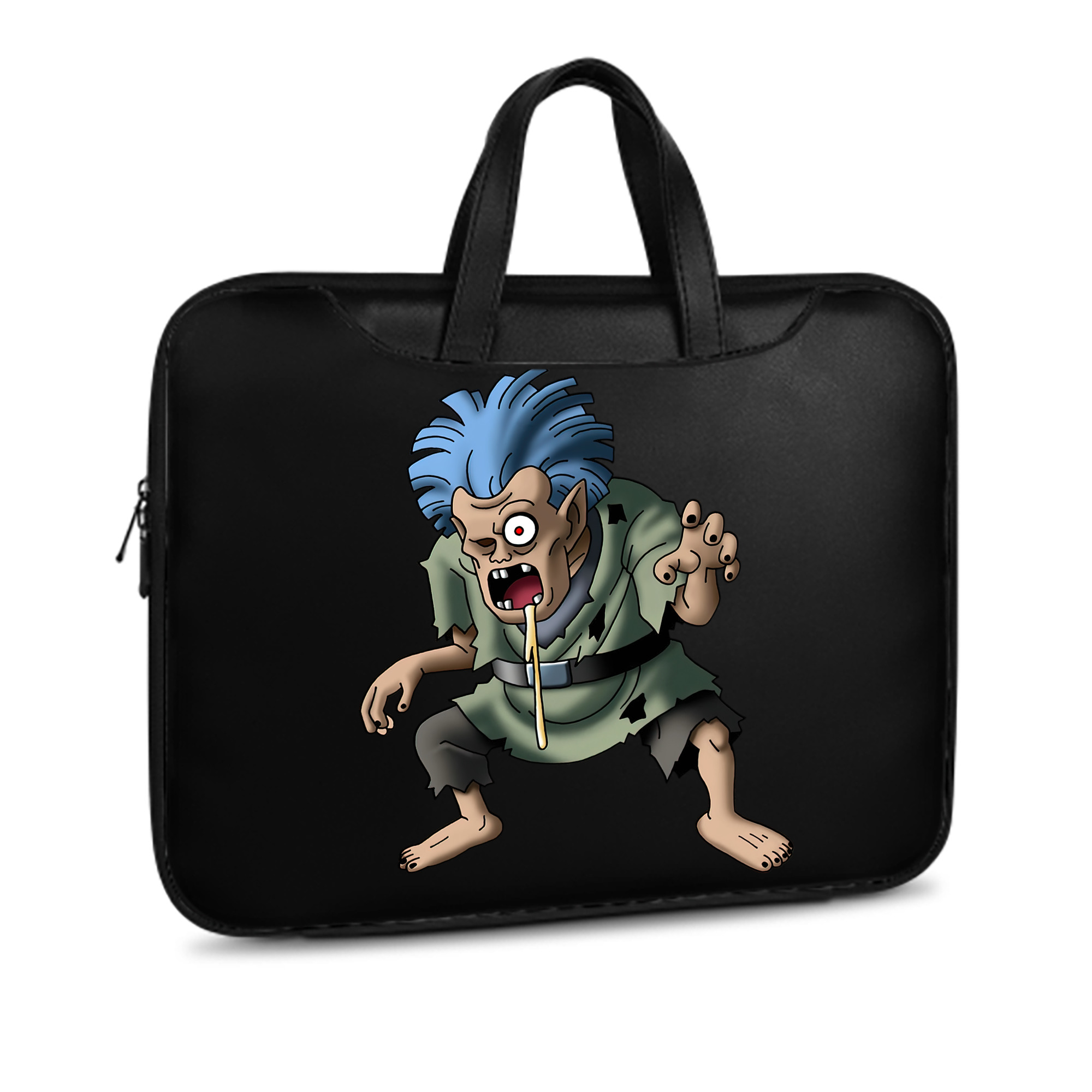 （画像用） ドラゴンクエスト Doragon Kuesuto Dragon Quest レザーラップトップバッグ　ノートパソコンケース