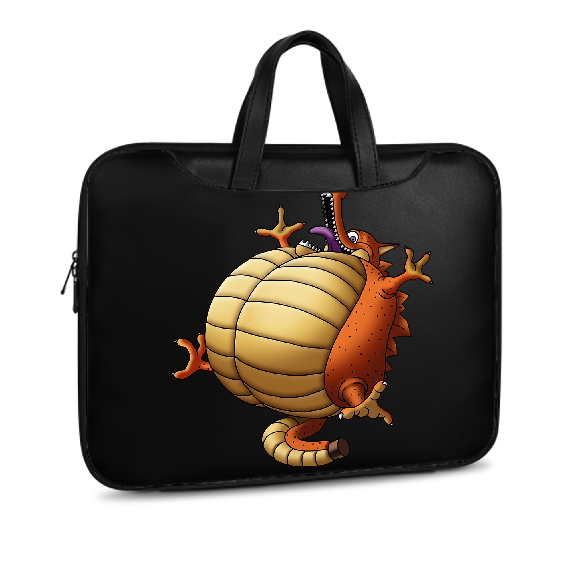 （画像用） ドラゴンクエスト Doragon Kuesuto Dragon Quest レザーラップトップバッグ　ノートパソコンケース