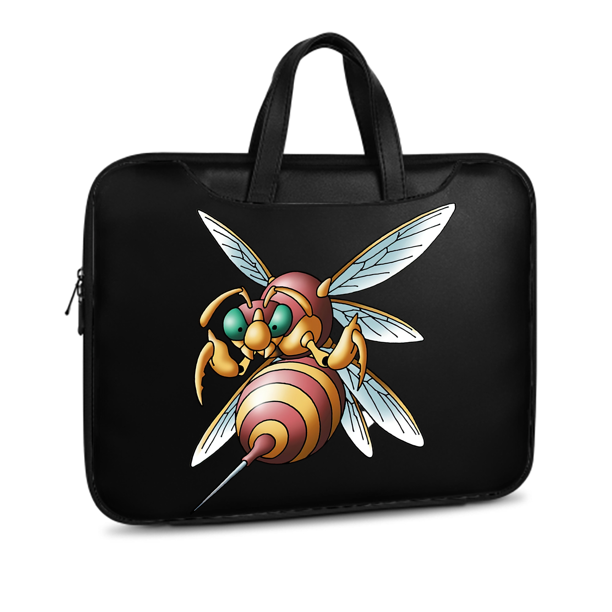 （画像用） ドラゴンクエスト Doragon Kuesuto Dragon Quest レザーラップトップバッグ　ノートパソコンケース
