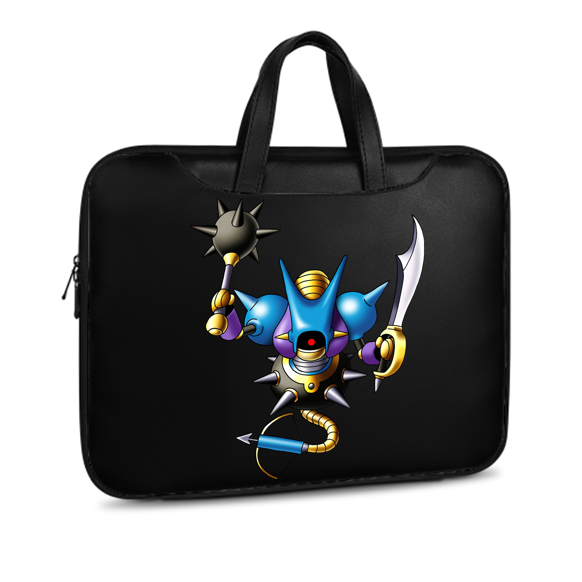 （画像用） ドラゴンクエスト Doragon Kuesuto Dragon Quest レザーラップトップバッグ　ノートパソコンケース