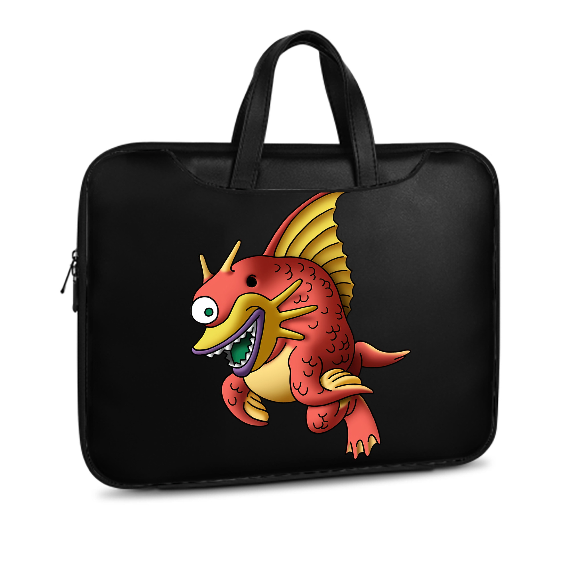 （画像用） ドラゴンクエスト Doragon Kuesuto Dragon Quest レザーラップトップバッグ　ノートパソコンケース