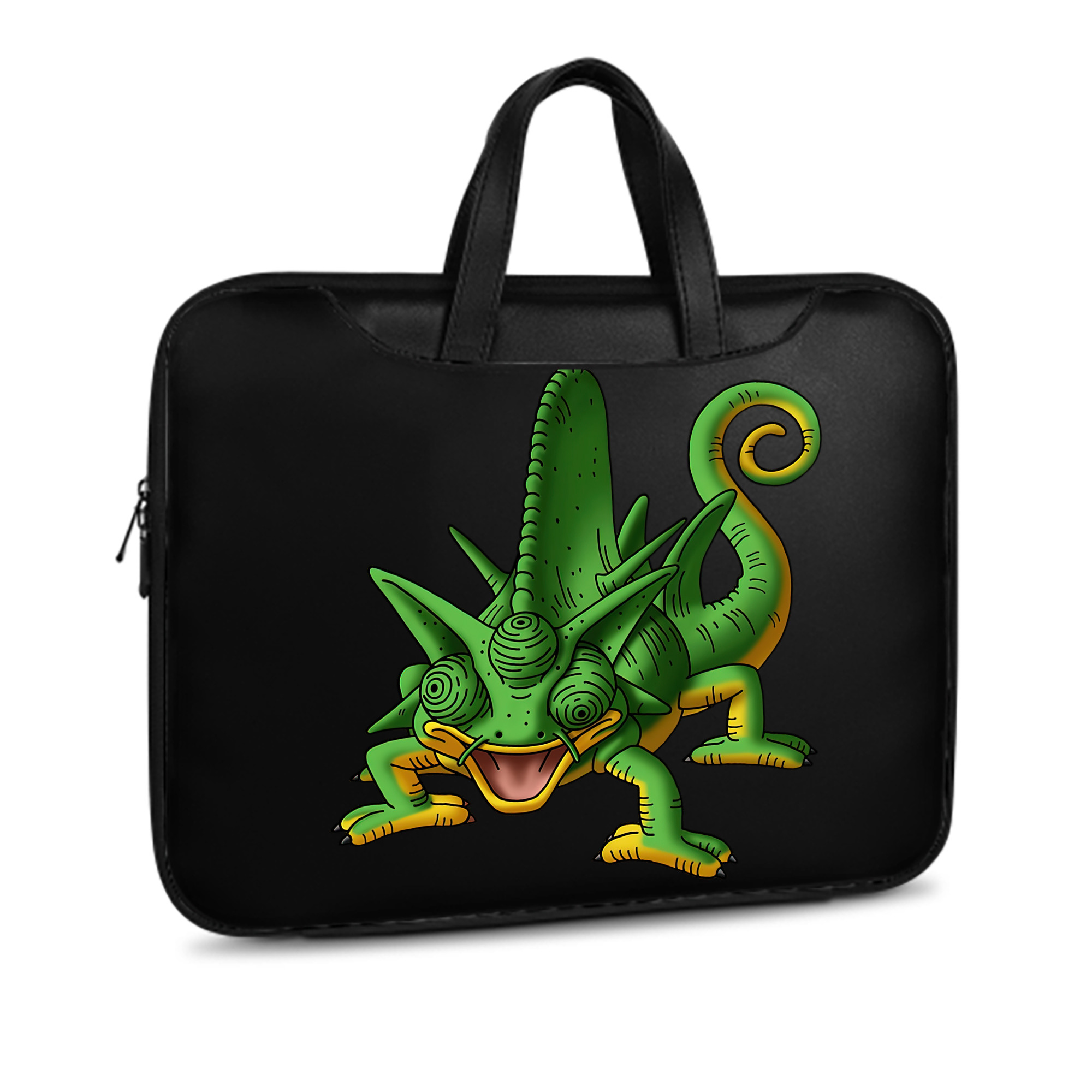 （画像用） ドラゴンクエスト Doragon Kuesuto Dragon Quest レザーラップトップバッグ　ノートパソコンケース