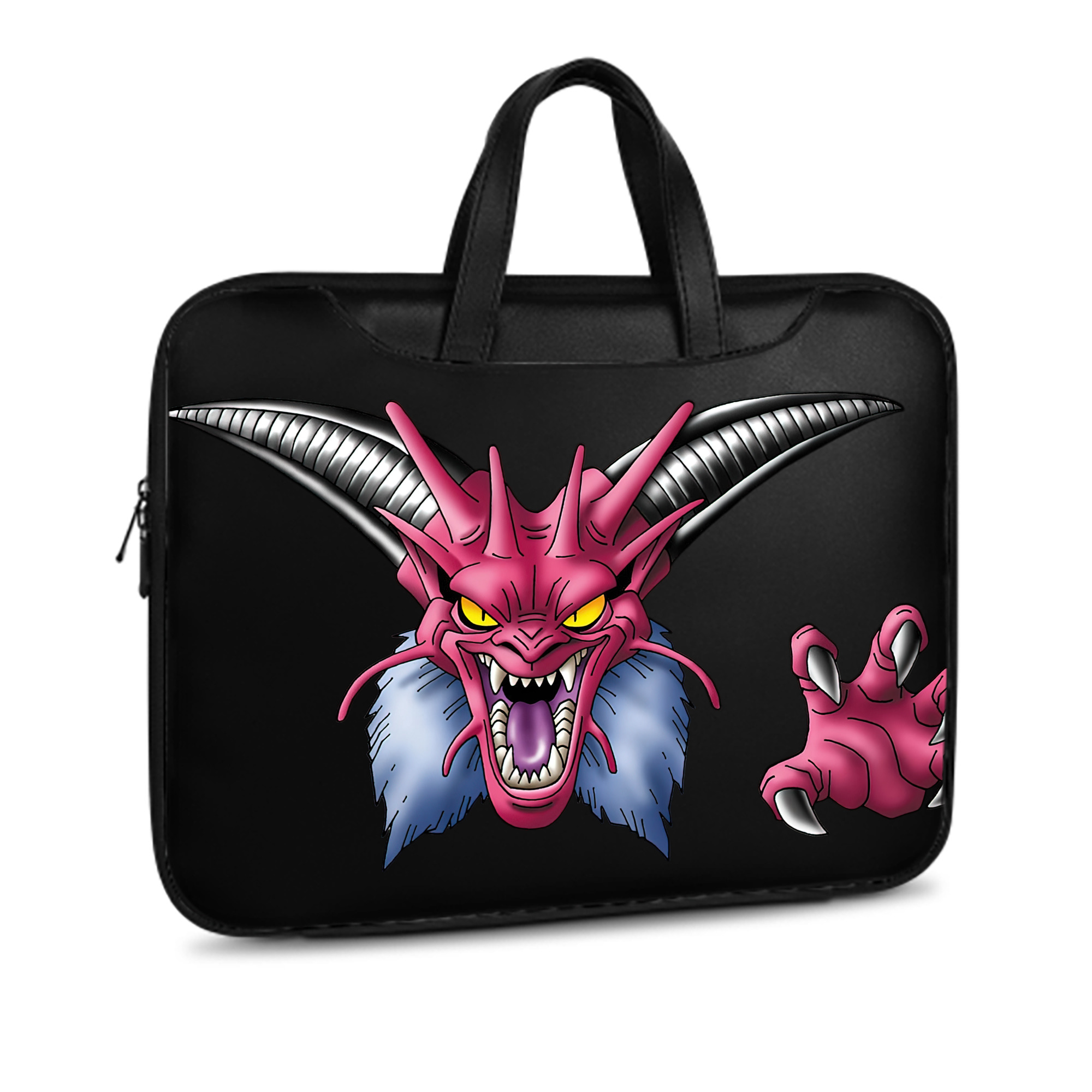 （画像用） ドラゴンクエスト Doragon Kuesuto Dragon Quest レザーラップトップバッグ　ノートパソコンケース