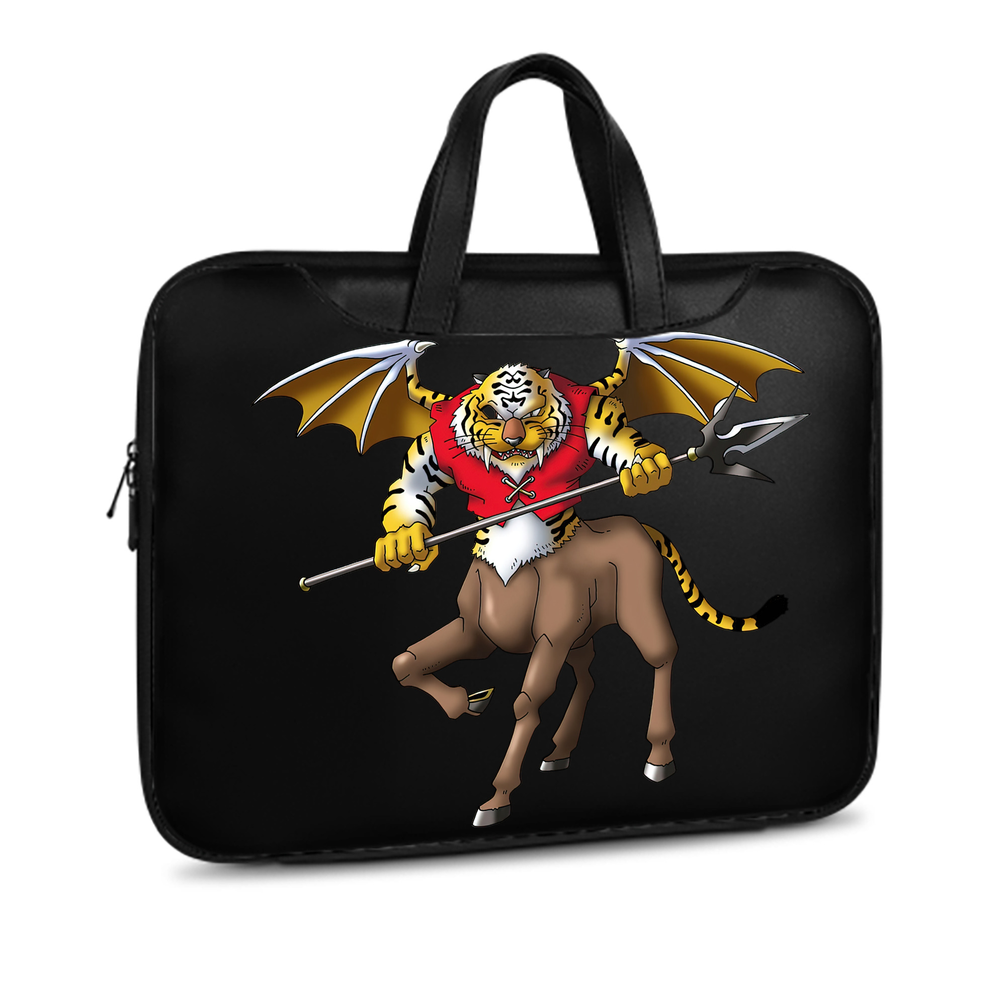 （画像用） ドラゴンクエスト Doragon Kuesuto Dragon Quest レザーラップトップバッグ　ノートパソコンケース