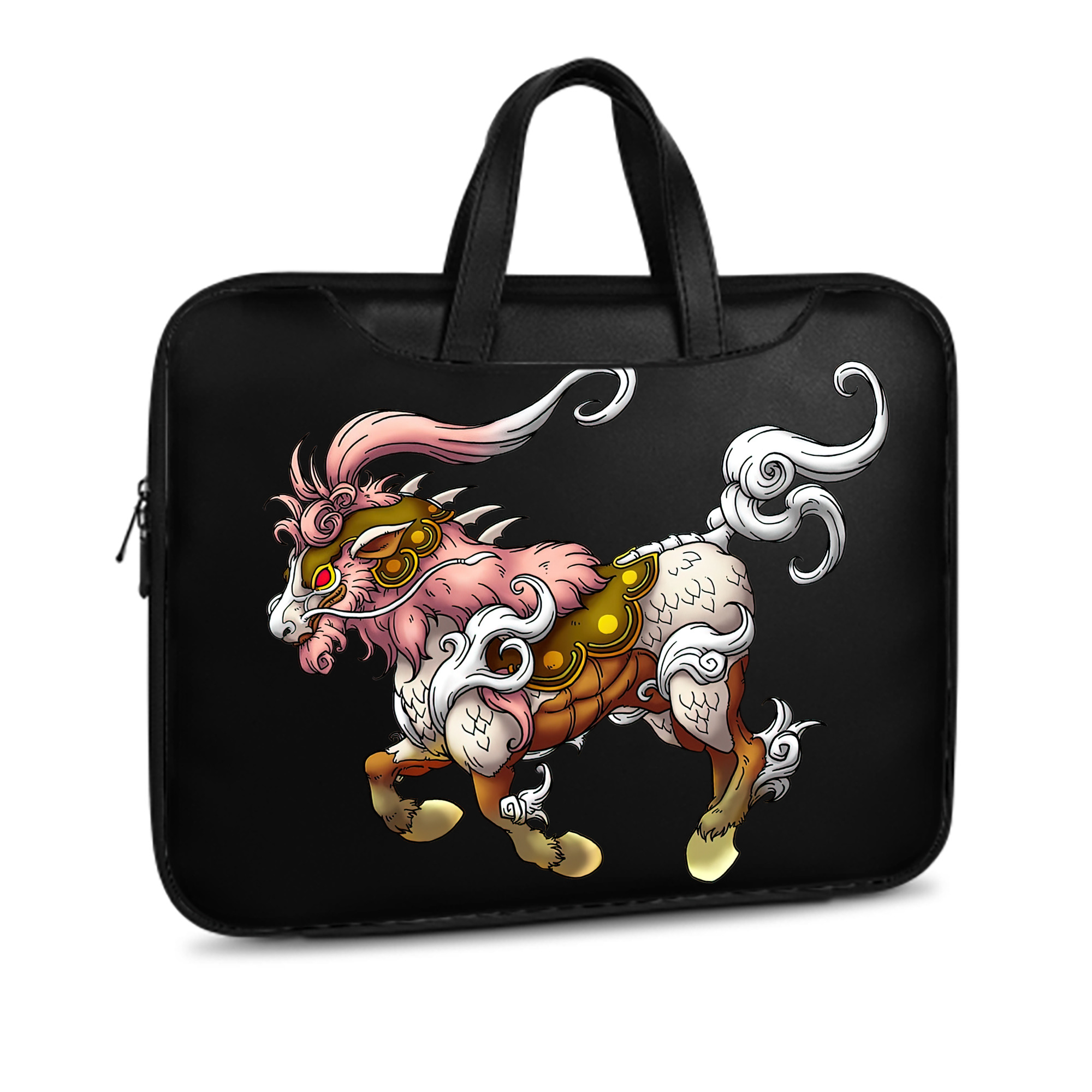 （画像用） ドラゴンクエスト Doragon Kuesuto Dragon Quest レザーラップトップバッグ　ノートパソコンケース