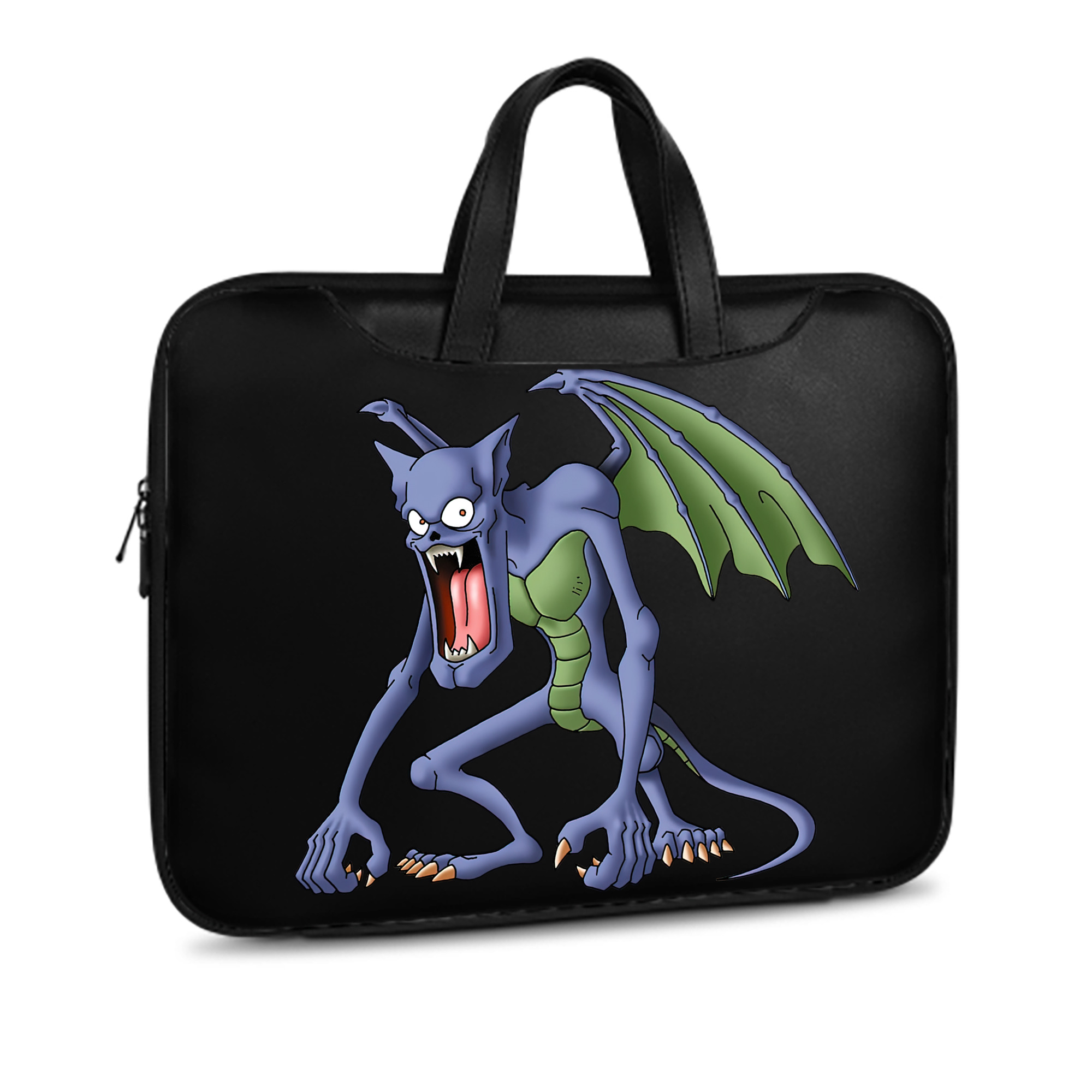 （画像用） ドラゴンクエスト Doragon Kuesuto Dragon Quest レザーラップトップバッグ　ノートパソコンケース