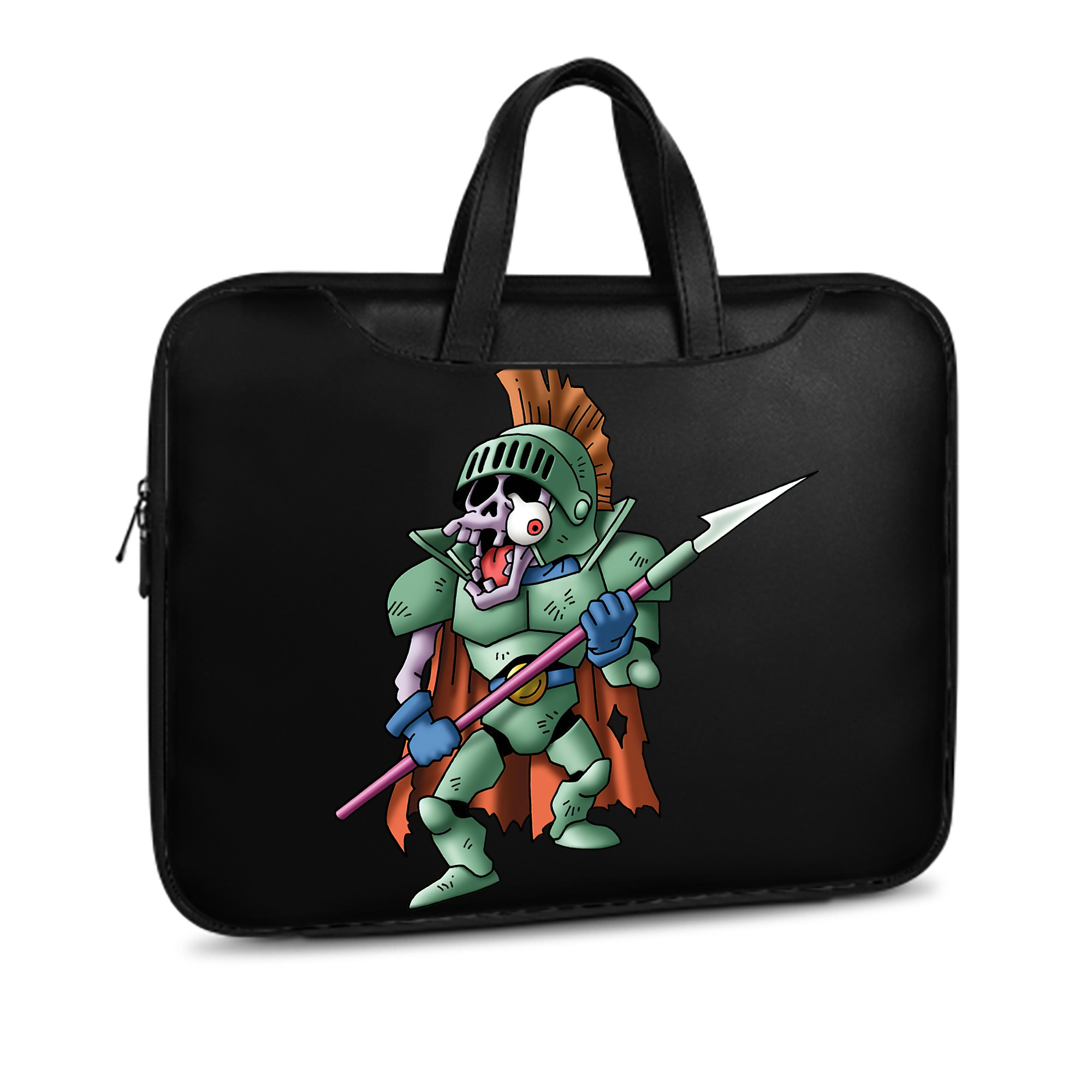 （画像用） ドラゴンクエスト Doragon Kuesuto Dragon Quest レザーラップトップバッグ　ノートパソコンケース