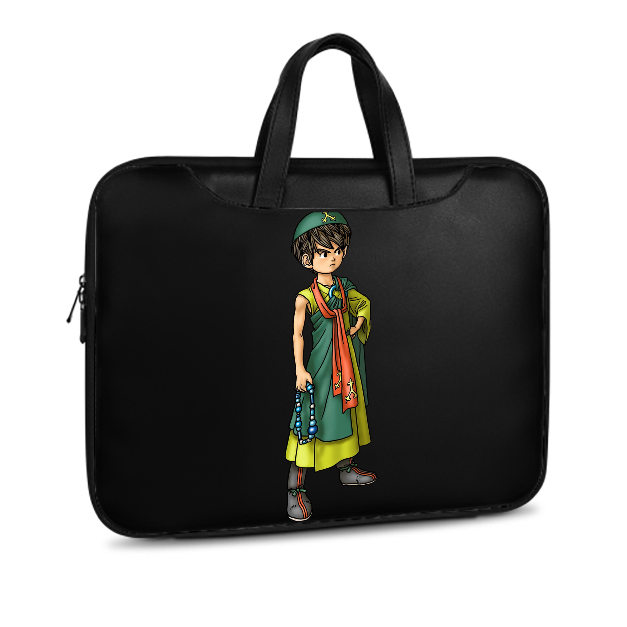（画像用） ドラゴンクエスト Doragon Kuesuto Dragon Quest レザーラップトップバッグ　ノートパソコンケース