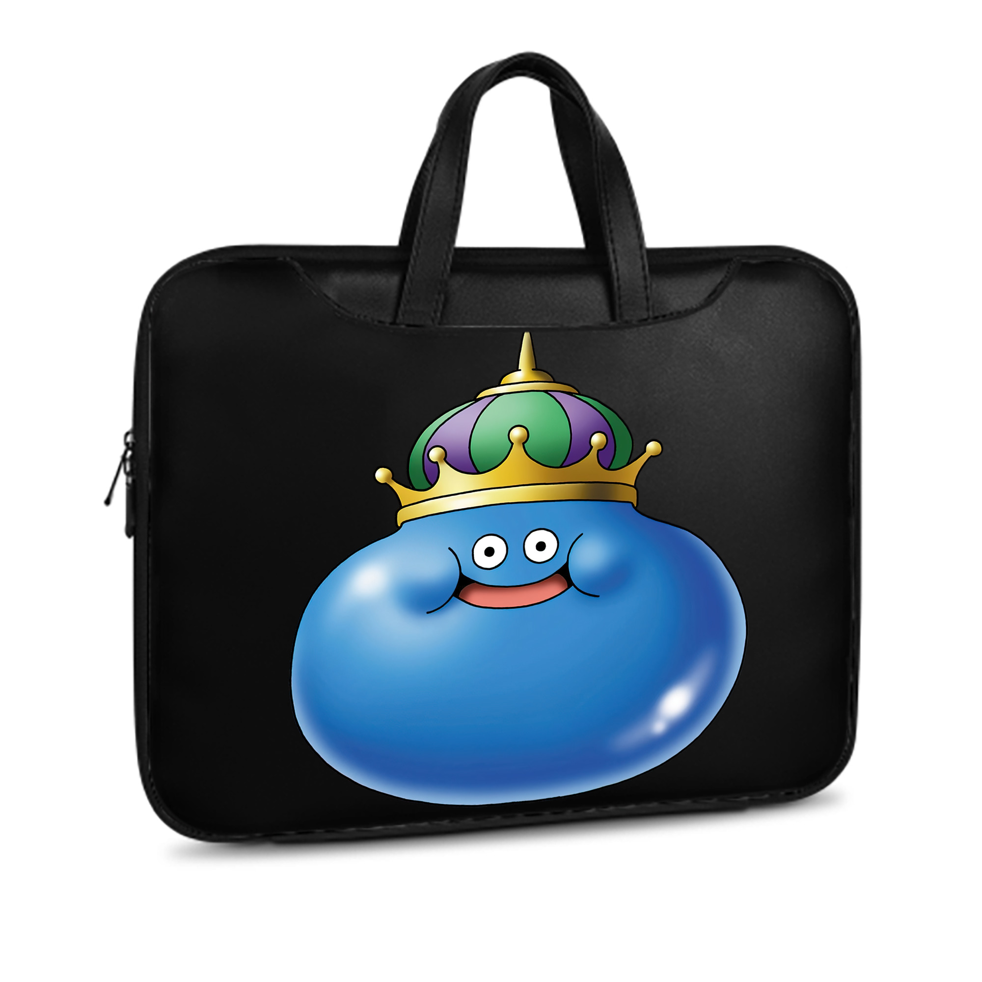 （画像用） ドラゴンクエスト Doragon Kuesuto Dragon Quest レザーラップトップバッグ　ノートパソコンケース