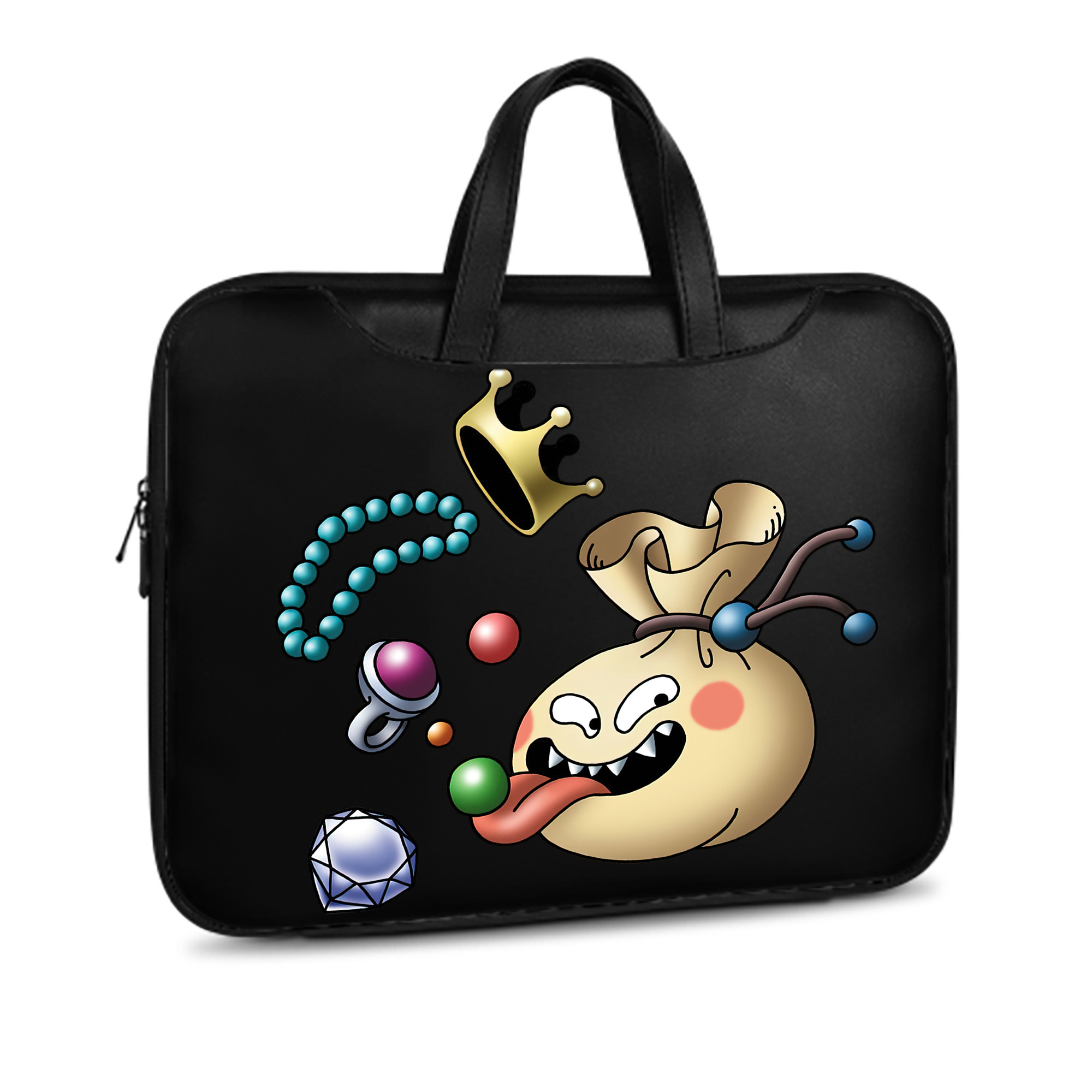（画像用） ドラゴンクエスト Doragon Kuesuto Dragon Quest レザーラップトップバッグ　ノートパソコンケース