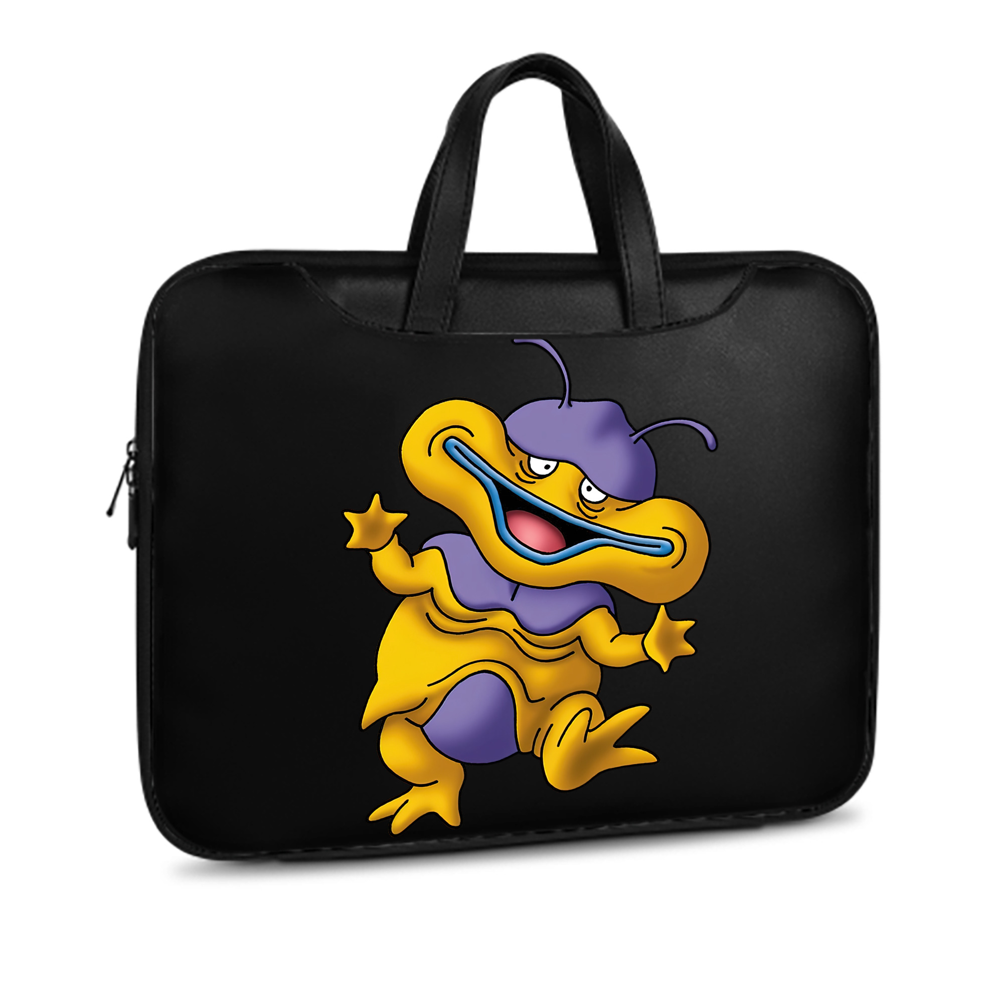 （画像用） ドラゴンクエスト Doragon Kuesuto Dragon Quest レザーラップトップバッグ　ノートパソコンケース
