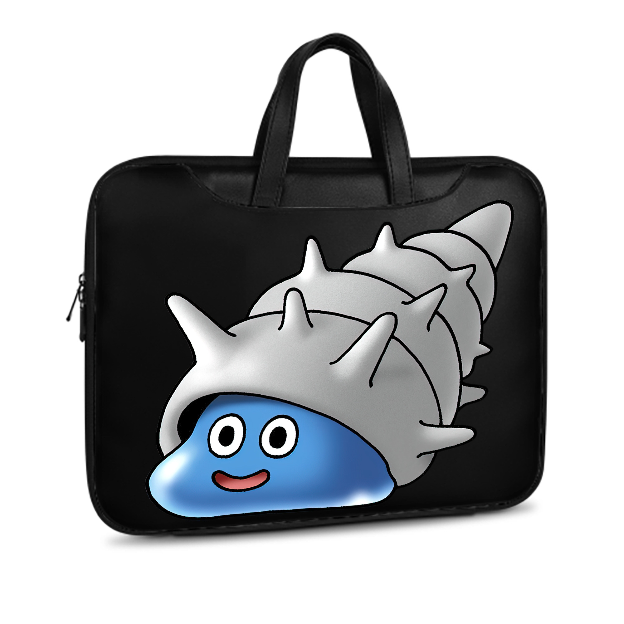（画像用） ドラゴンクエスト Doragon Kuesuto Dragon Quest レザーラップトップバッグ　ノートパソコンケース