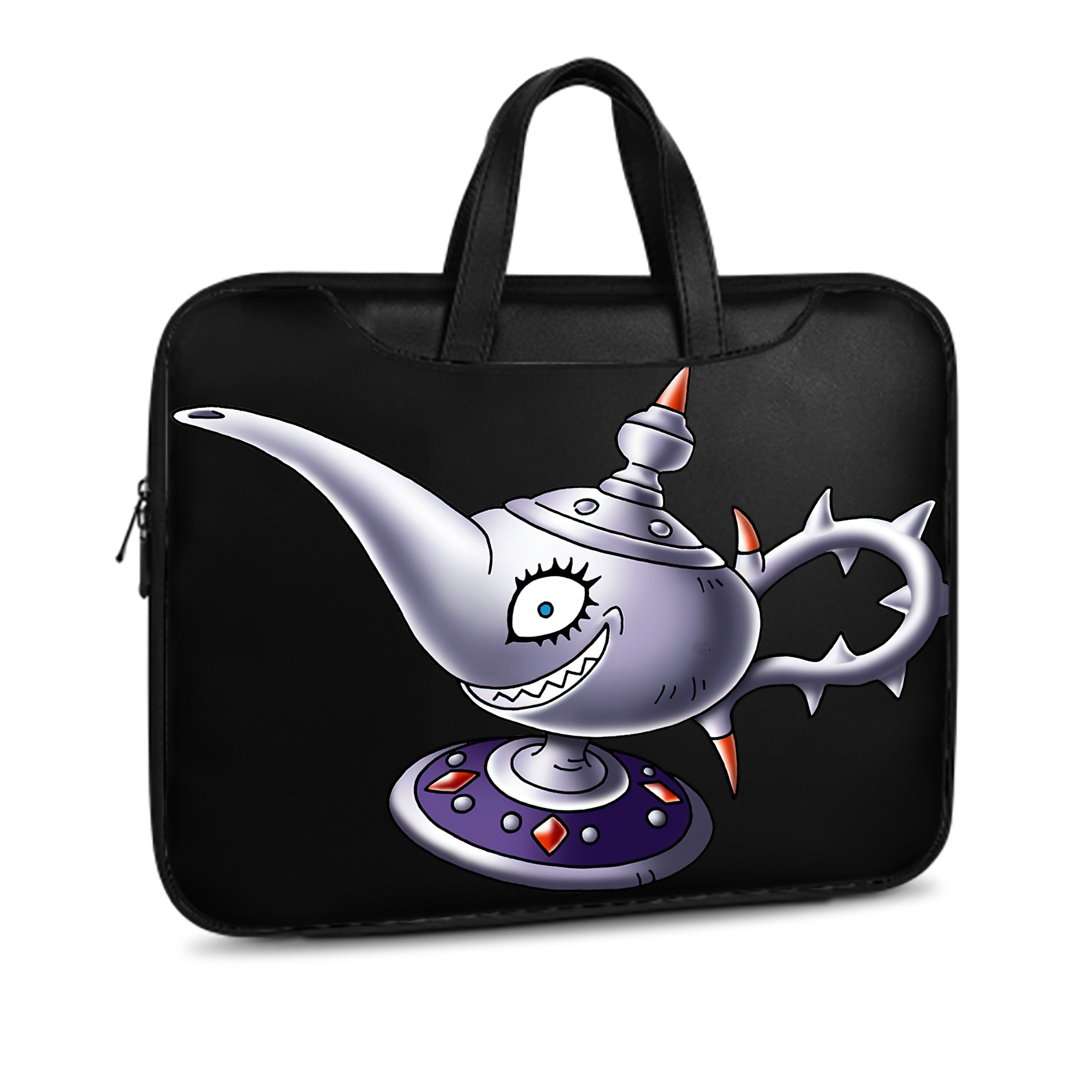 （画像用） ドラゴンクエスト Doragon Kuesuto Dragon Quest レザーラップトップバッグ　ノートパソコンケース