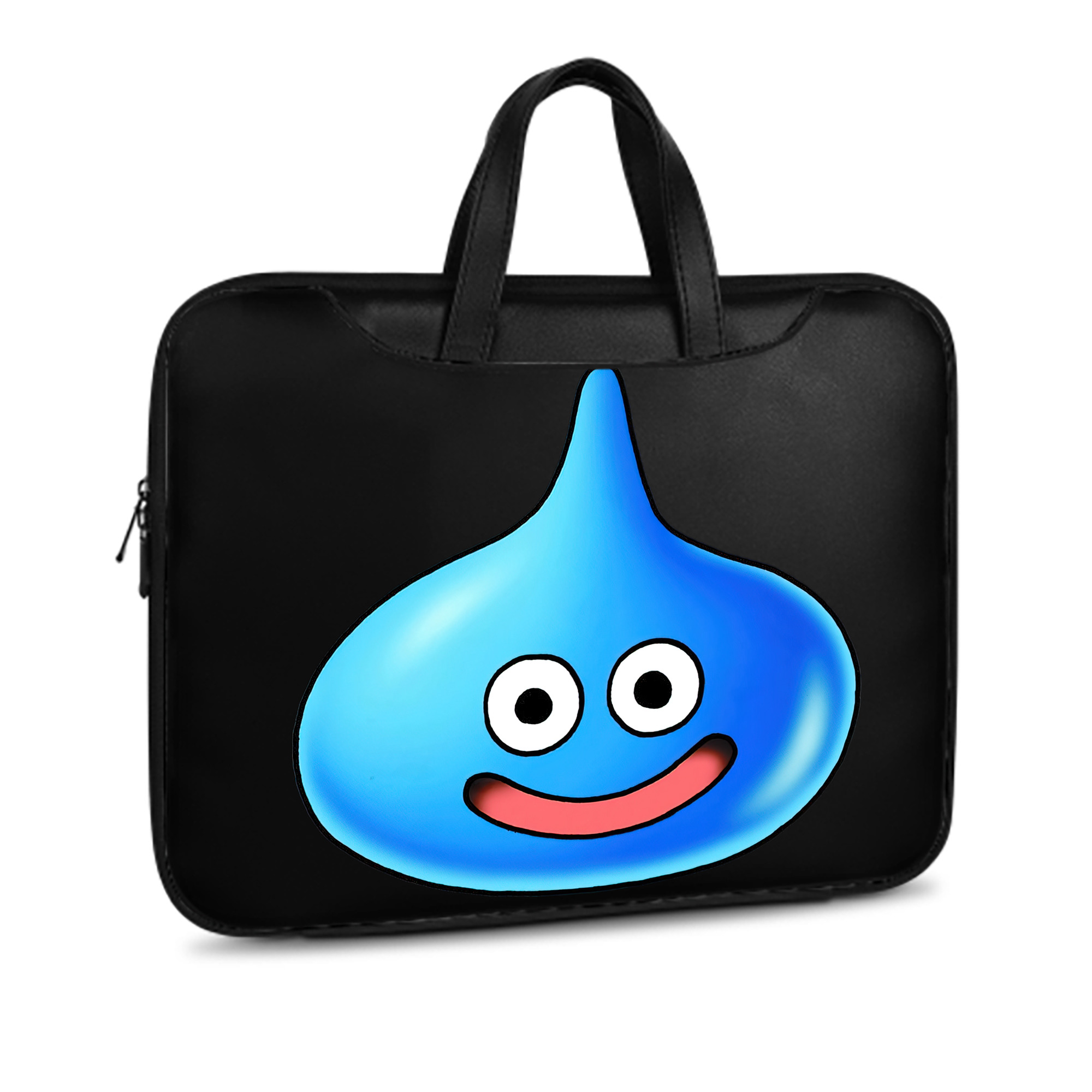 （画像用） ドラゴンクエスト Doragon Kuesuto Dragon Quest レザーラップトップバッグ　ノートパソコンケース
