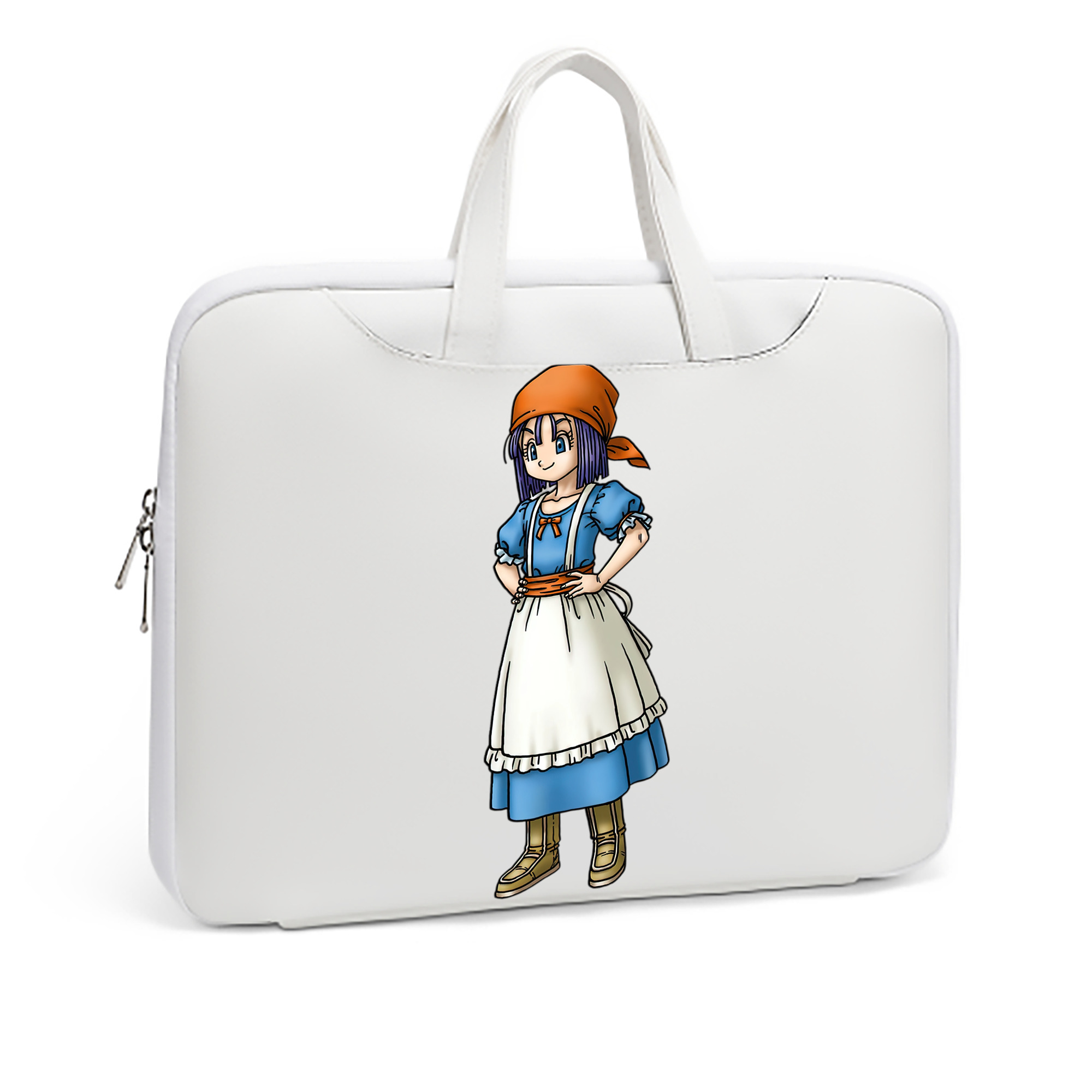 （画像用） ドラゴンクエスト Doragon Kuesuto Dragon Quest レザーラップトップバッグ　ノートパソコンケース