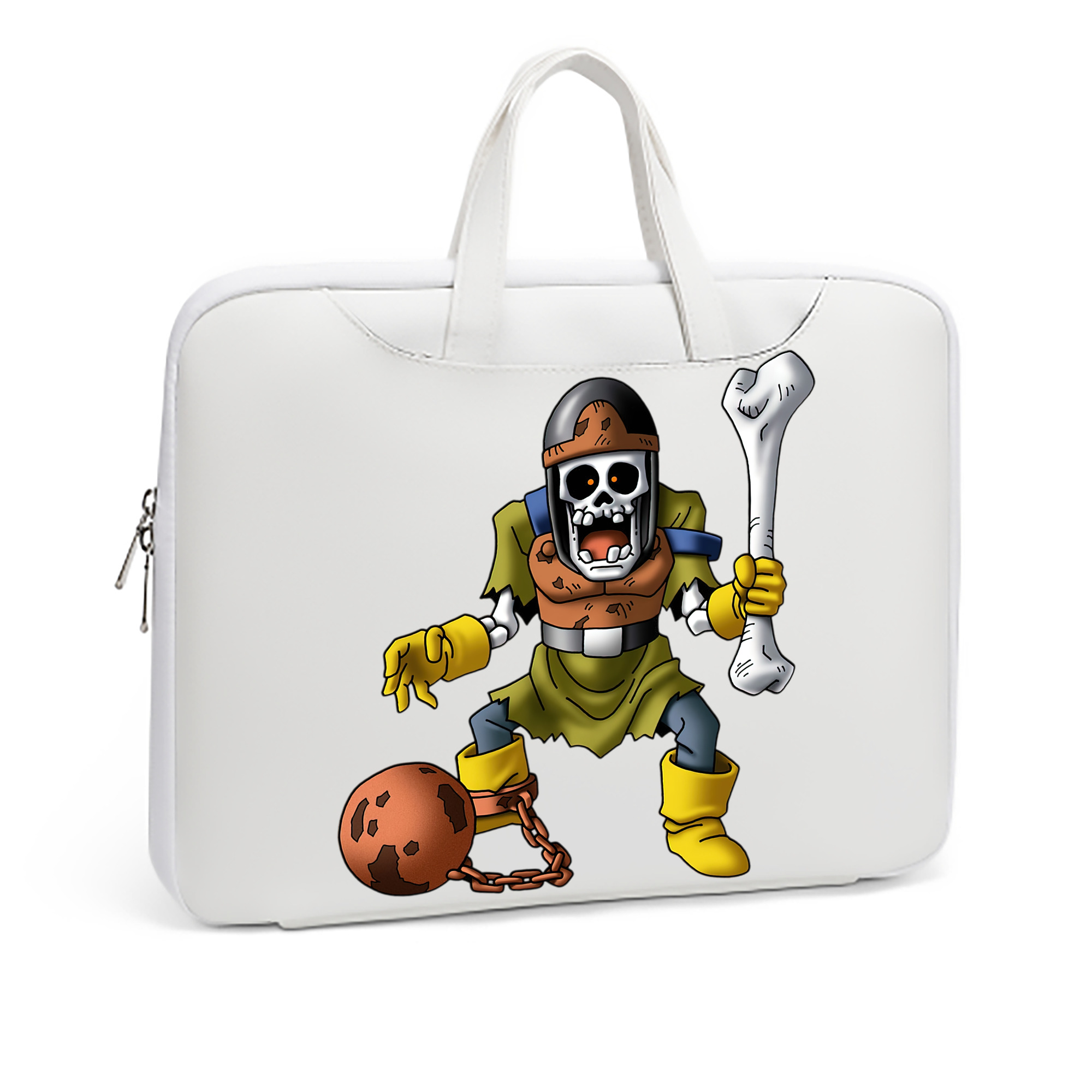 （画像用） ドラゴンクエスト Doragon Kuesuto Dragon Quest レザーラップトップバッグ　ノートパソコンケース