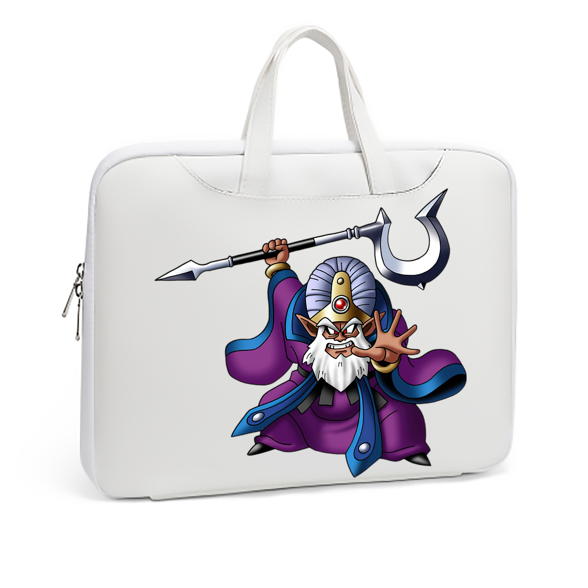 （画像用） ドラゴンクエスト Doragon Kuesuto Dragon Quest レザーラップトップバッグ　ノートパソコンケース