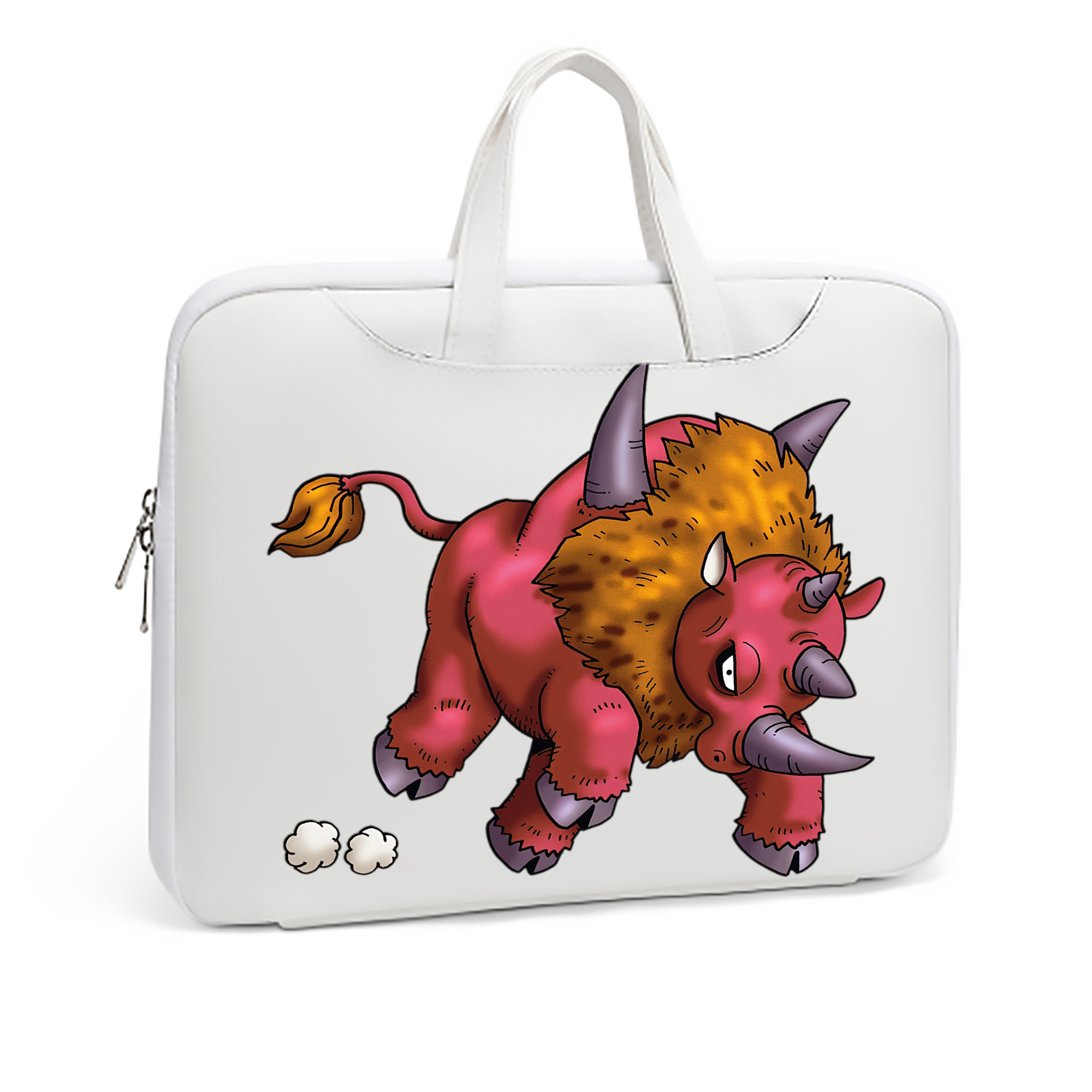 （画像用） ドラゴンクエスト Doragon Kuesuto Dragon Quest レザーラップトップバッグ　ノートパソコンケース