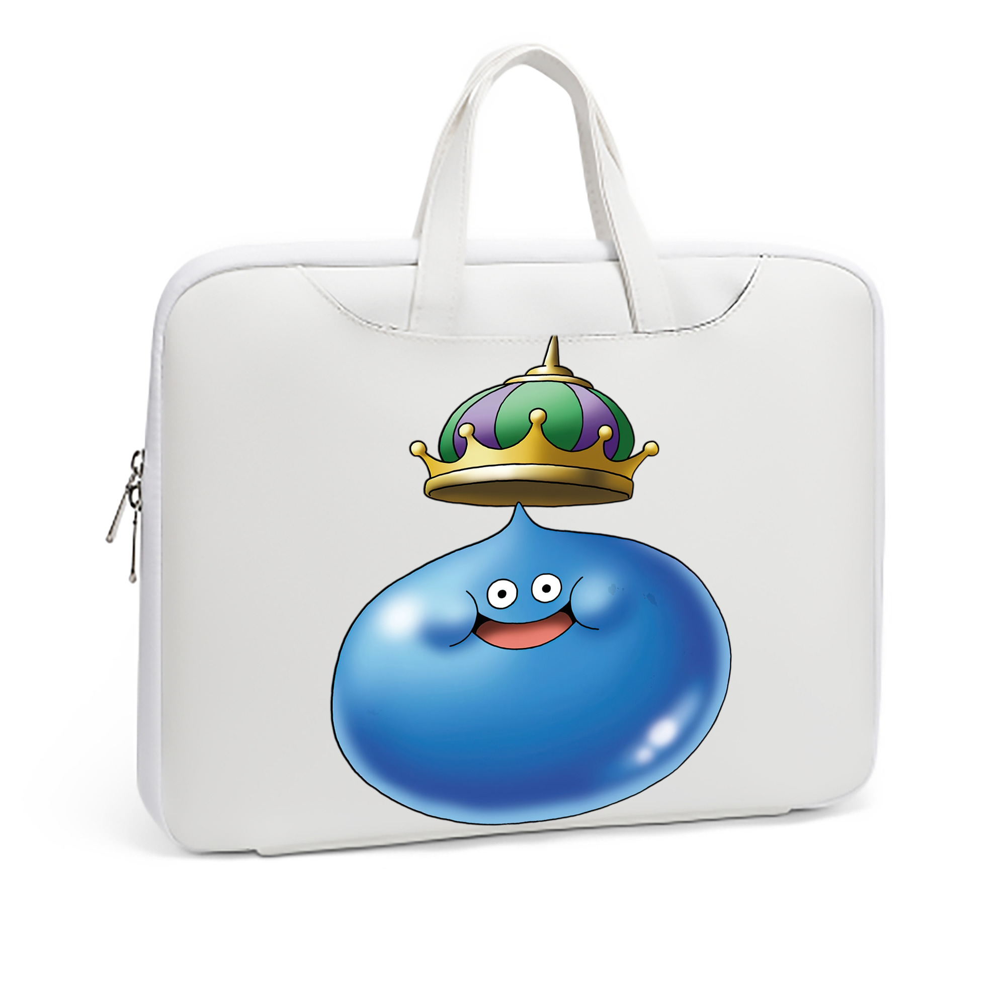 （画像用） ドラゴンクエスト Doragon Kuesuto Dragon Quest レザーラップトップバッグ　ノートパソコンケース