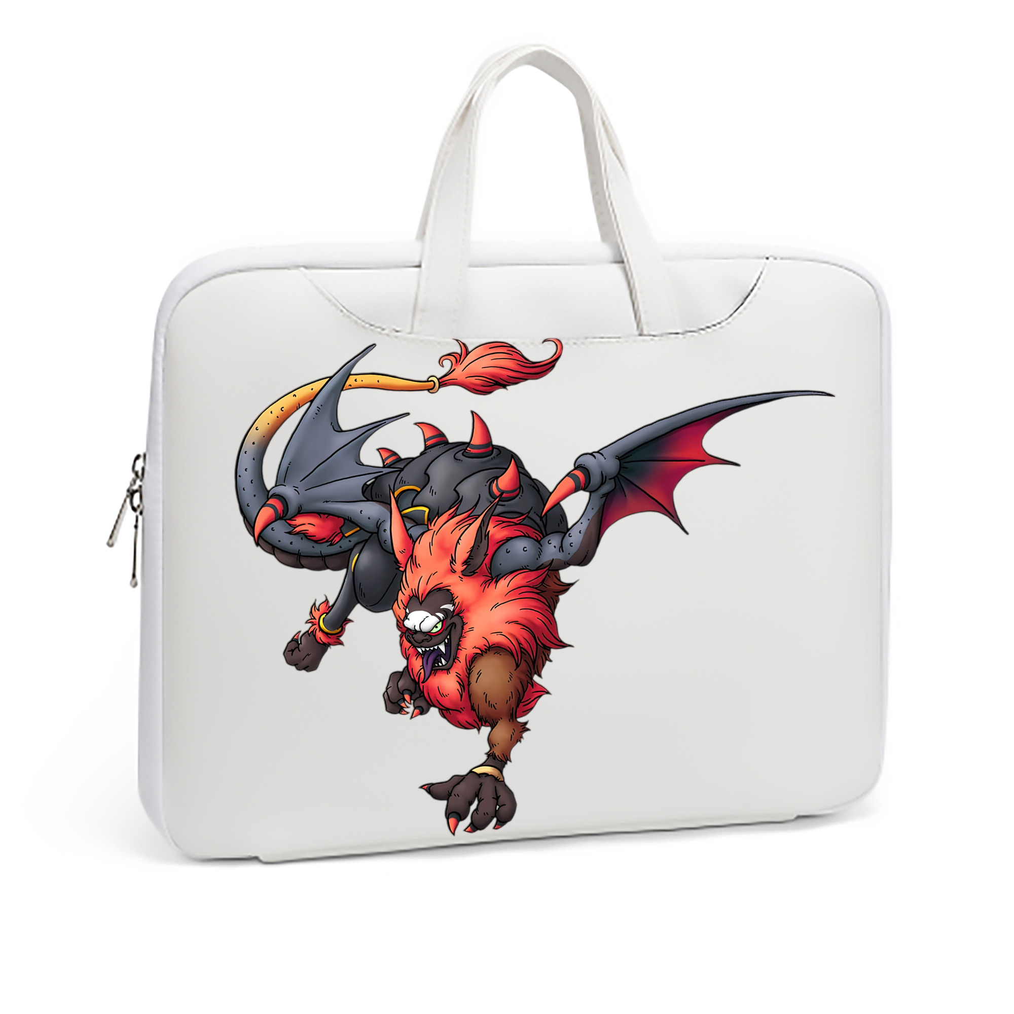 （画像用） ドラゴンクエスト Doragon Kuesuto Dragon Quest レザーラップトップバッグ　ノートパソコンケース