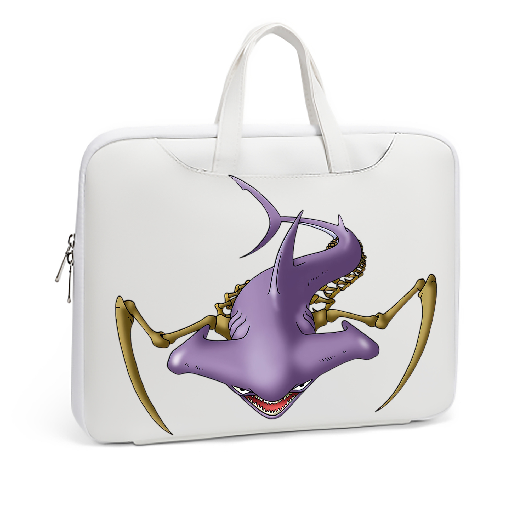 （画像用） ドラゴンクエスト Doragon Kuesuto Dragon Quest レザーラップトップバッグ　ノートパソコンケース
