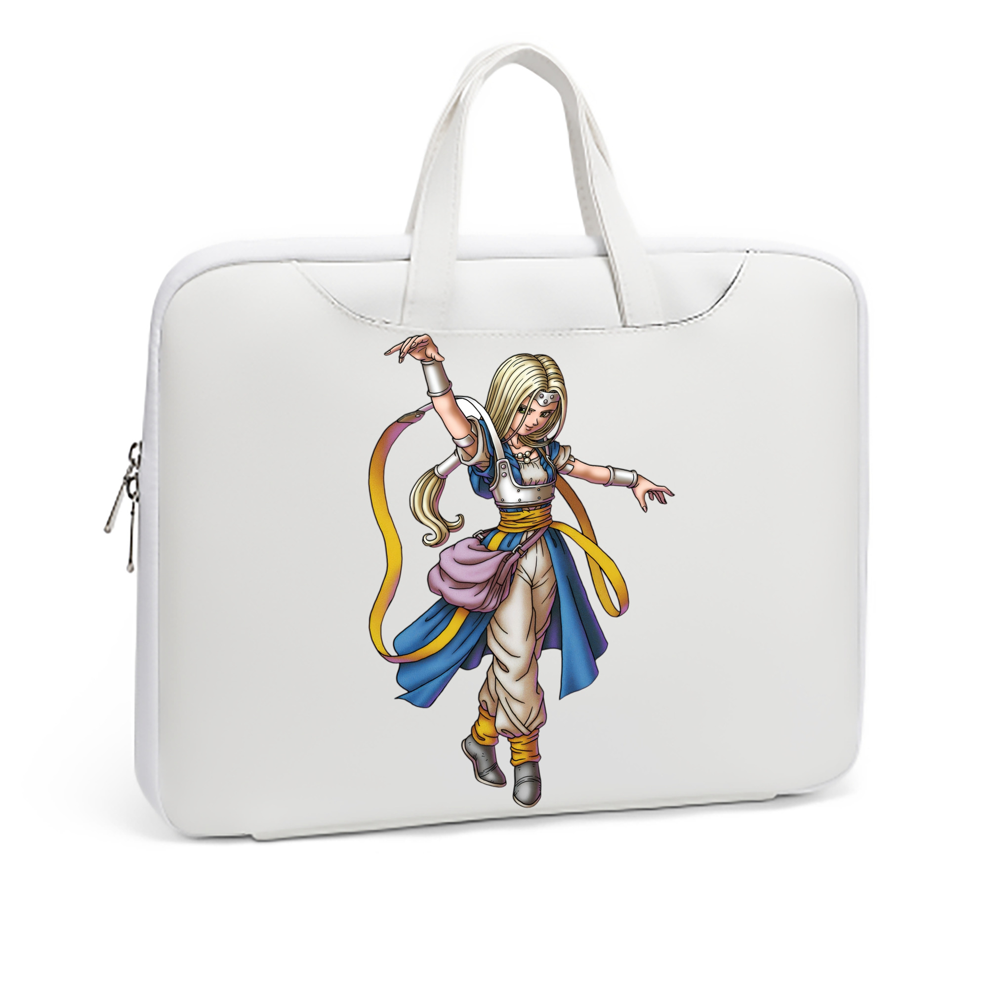 （画像用） ドラゴンクエスト Doragon Kuesuto Dragon Quest レザーラップトップバッグ　ノートパソコンケース
