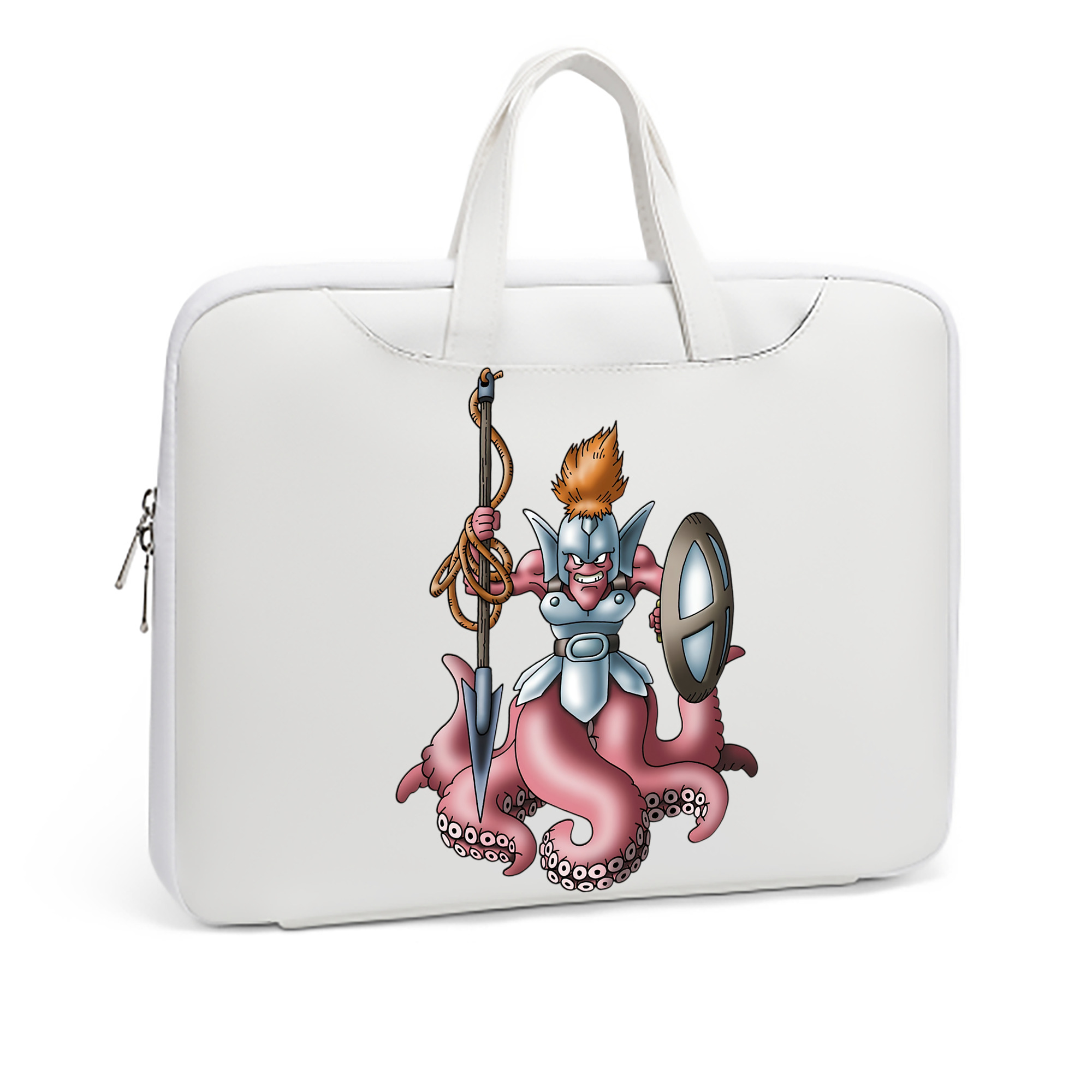（画像用） ドラゴンクエスト Doragon Kuesuto Dragon Quest レザーラップトップバッグ　ノートパソコンケース