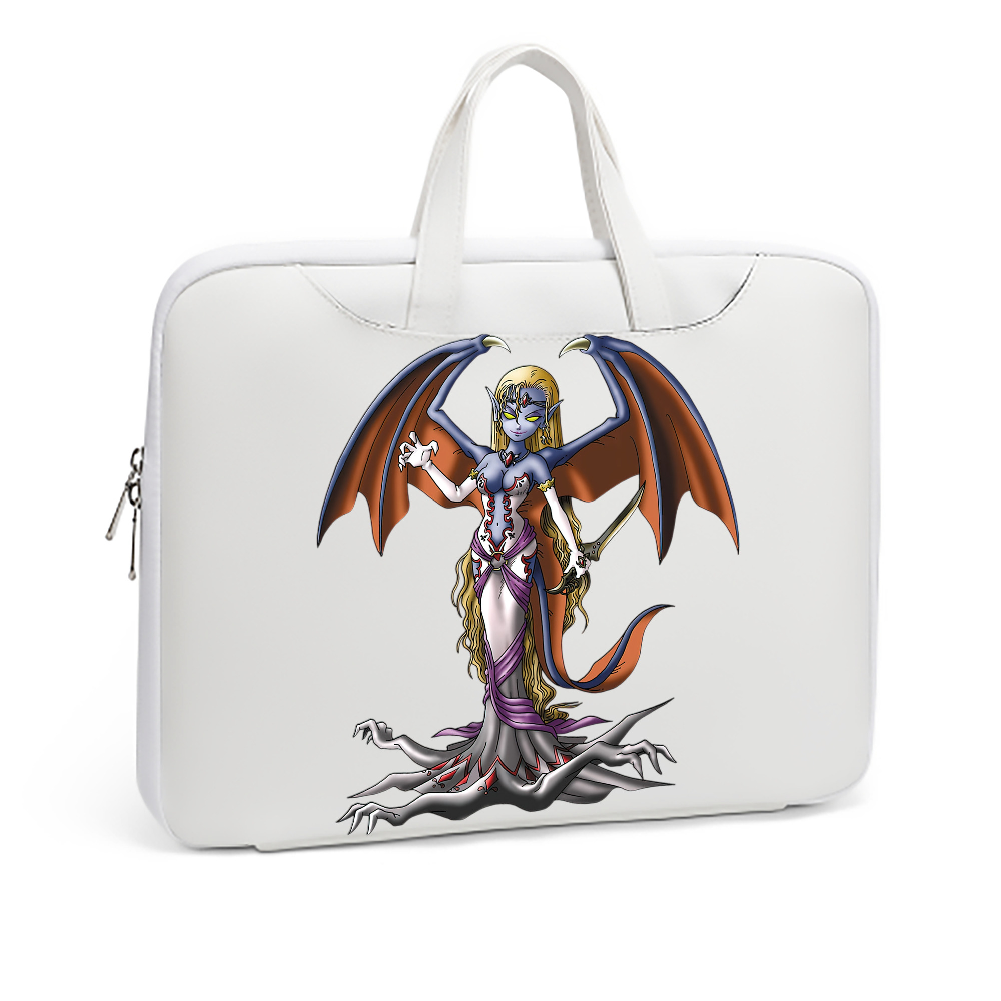（画像用） ドラゴンクエスト Doragon Kuesuto Dragon Quest レザーラップトップバッグ　ノートパソコンケース