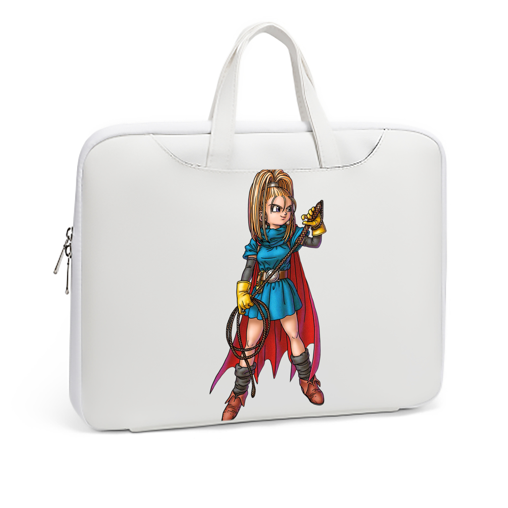 （画像用） ドラゴンクエスト Doragon Kuesuto Dragon Quest レザーラップトップバッグ　ノートパソコンケース