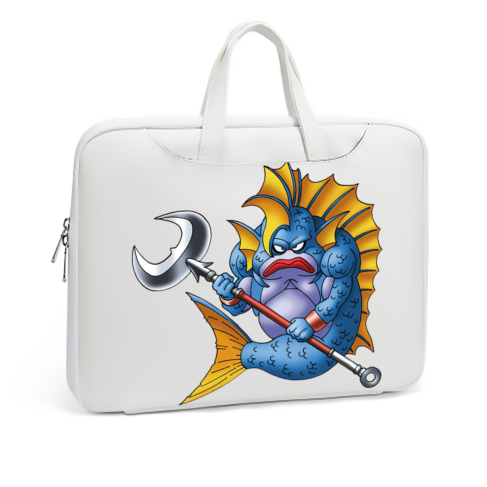 （画像用） ドラゴンクエスト Doragon Kuesuto Dragon Quest レザーラップトップバッグ　ノートパソコンケース