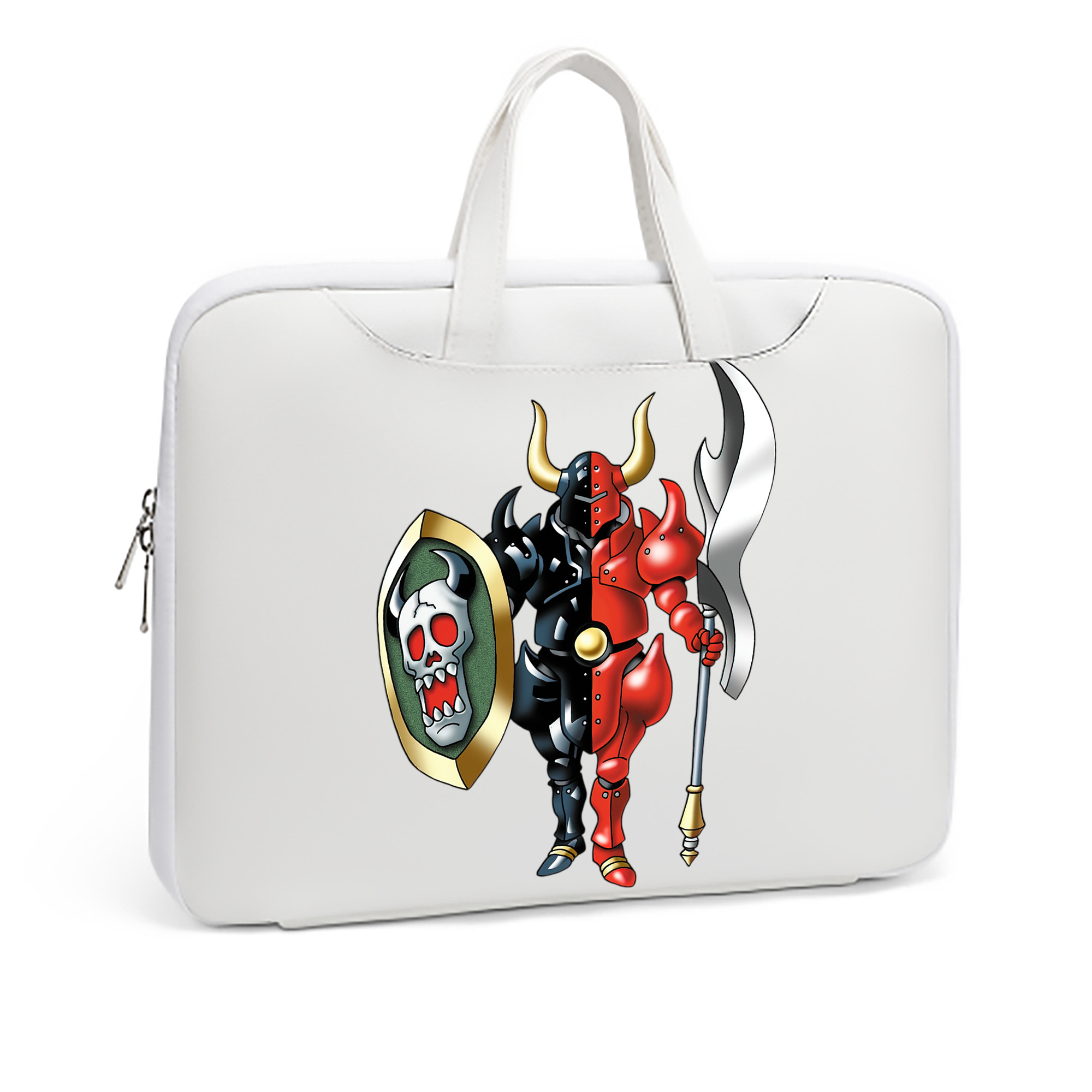 （画像用） ドラゴンクエスト Doragon Kuesuto Dragon Quest レザーラップトップバッグ　ノートパソコンケース