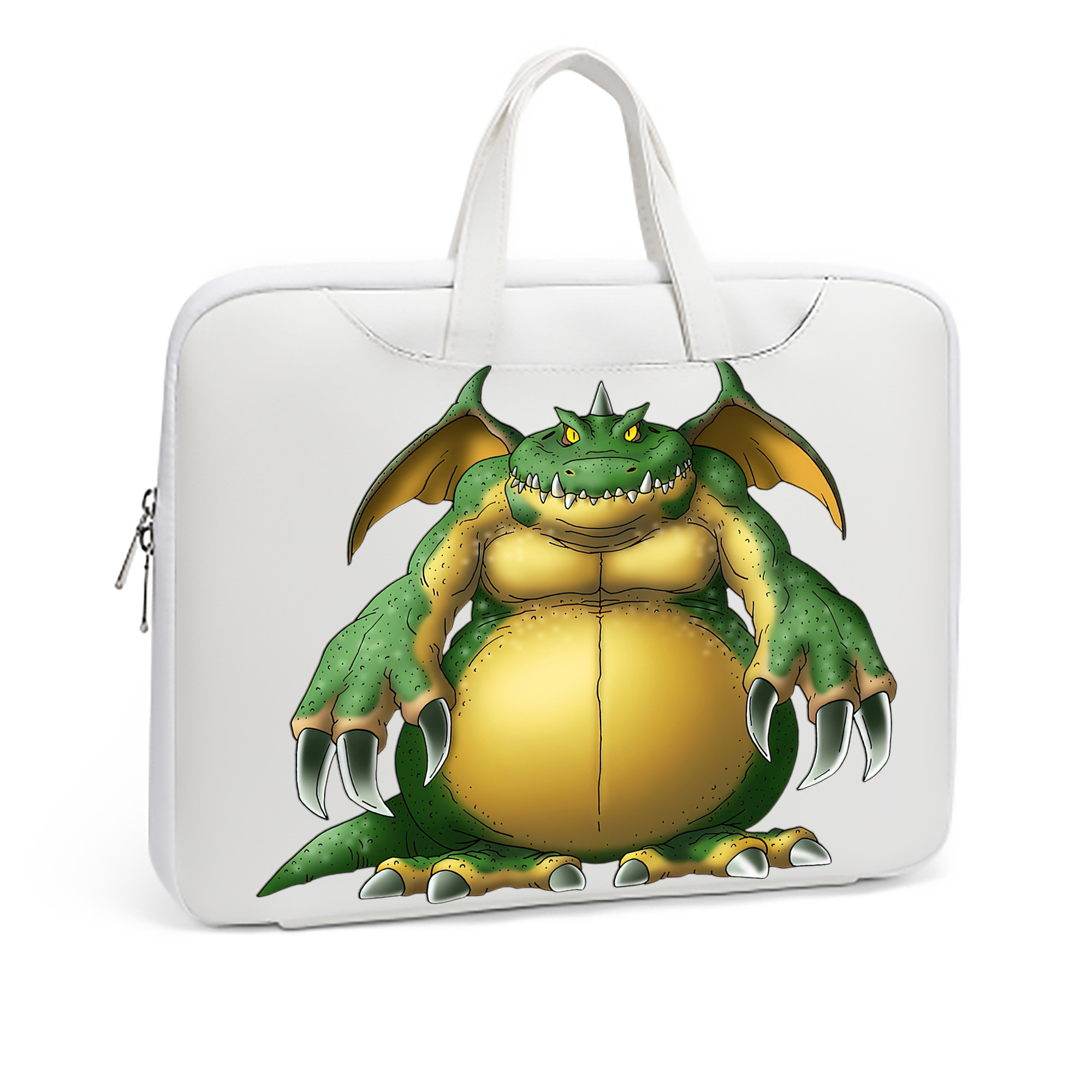 （画像用） ドラゴンクエスト Doragon Kuesuto Dragon Quest レザーラップトップバッグ　ノートパソコンケース