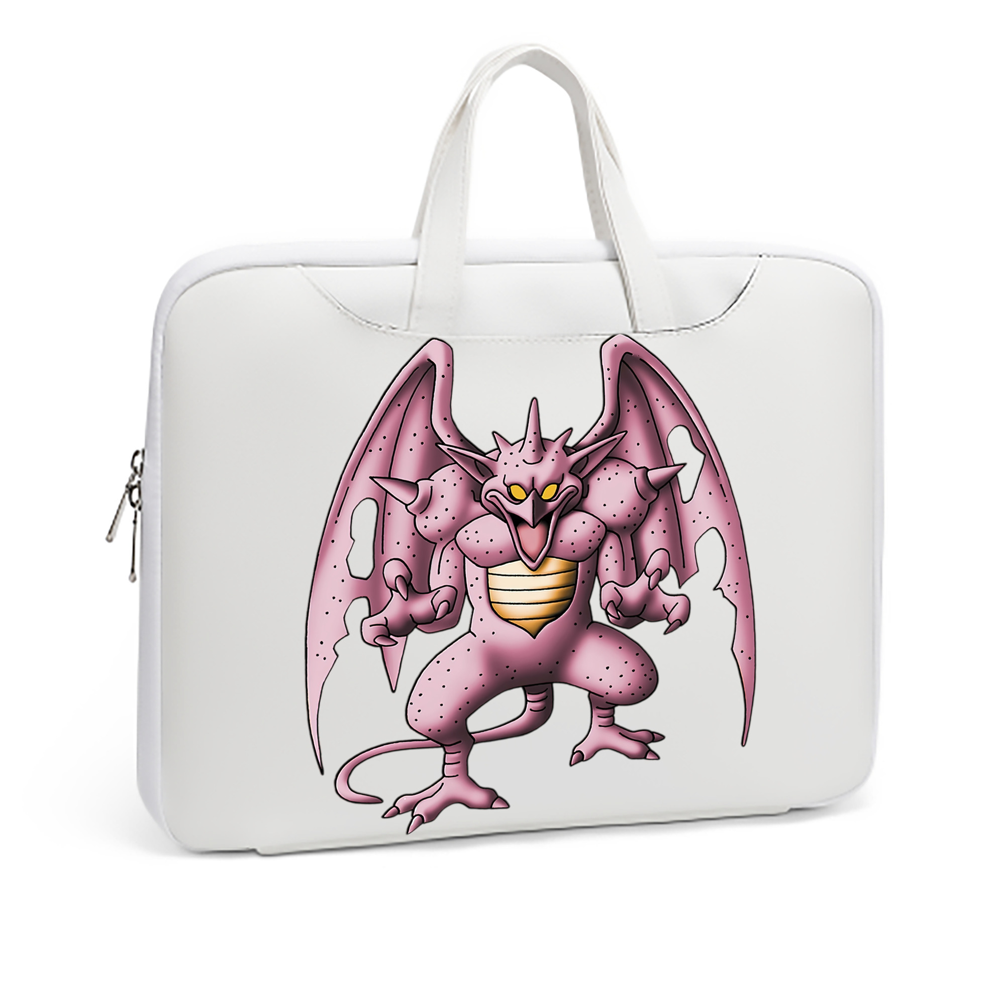（画像用） ドラゴンクエスト Doragon Kuesuto Dragon Quest レザーラップトップバッグ　ノートパソコンケース