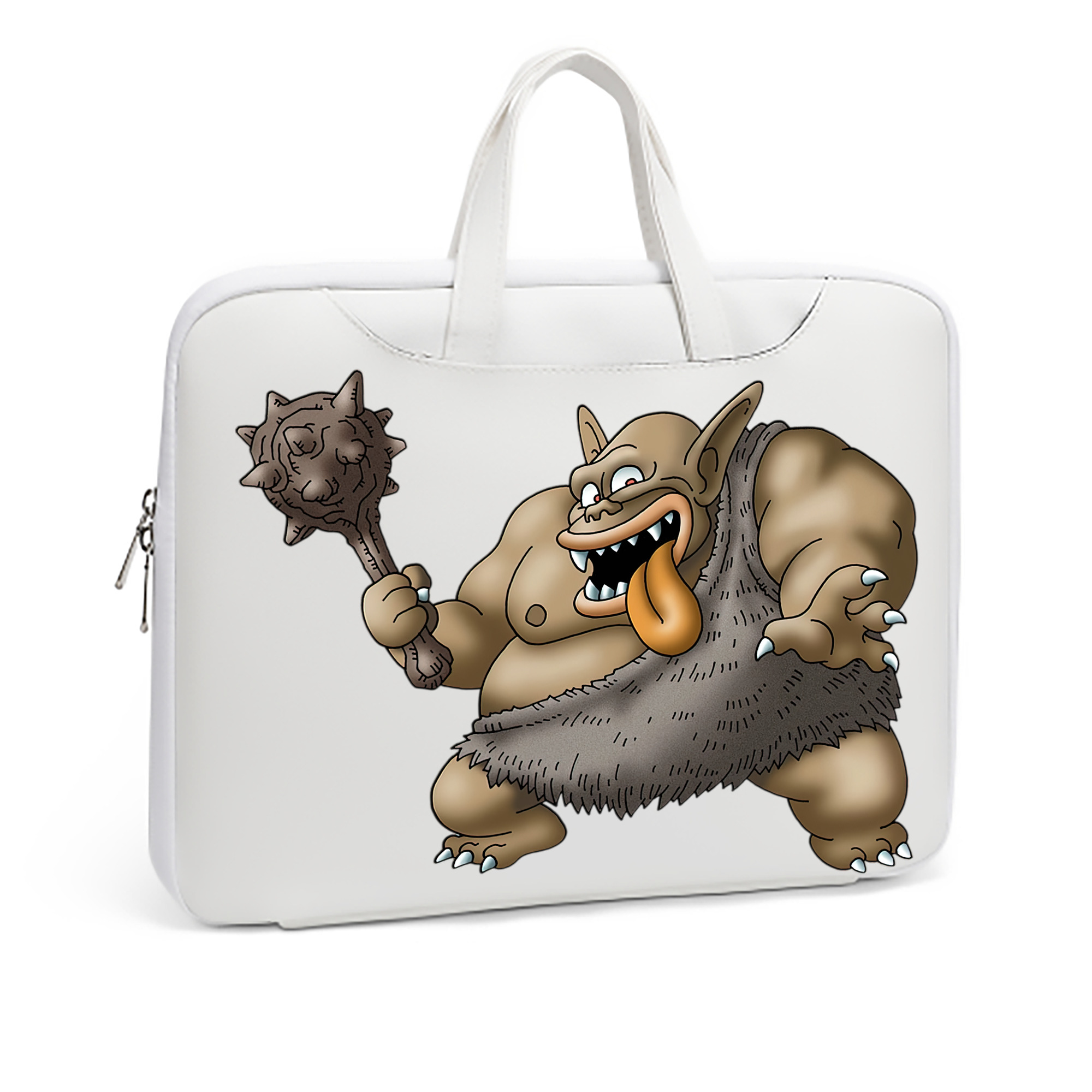 （画像用） ドラゴンクエスト Doragon Kuesuto Dragon Quest レザーラップトップバッグ　ノートパソコンケース