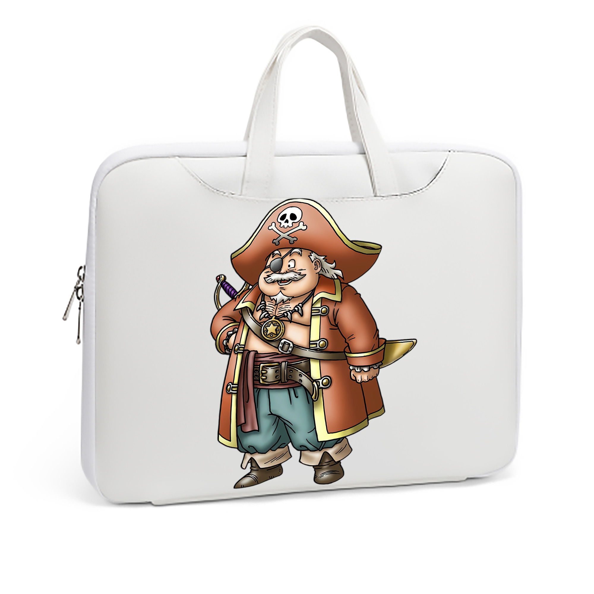 （画像用） ドラゴンクエスト Doragon Kuesuto Dragon Quest レザーラップトップバッグ　ノートパソコンケース